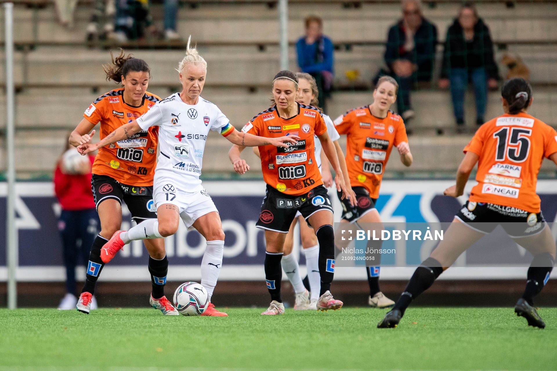 Rosengårds Caroline Seger  och Kristianstads Alice Nilsson