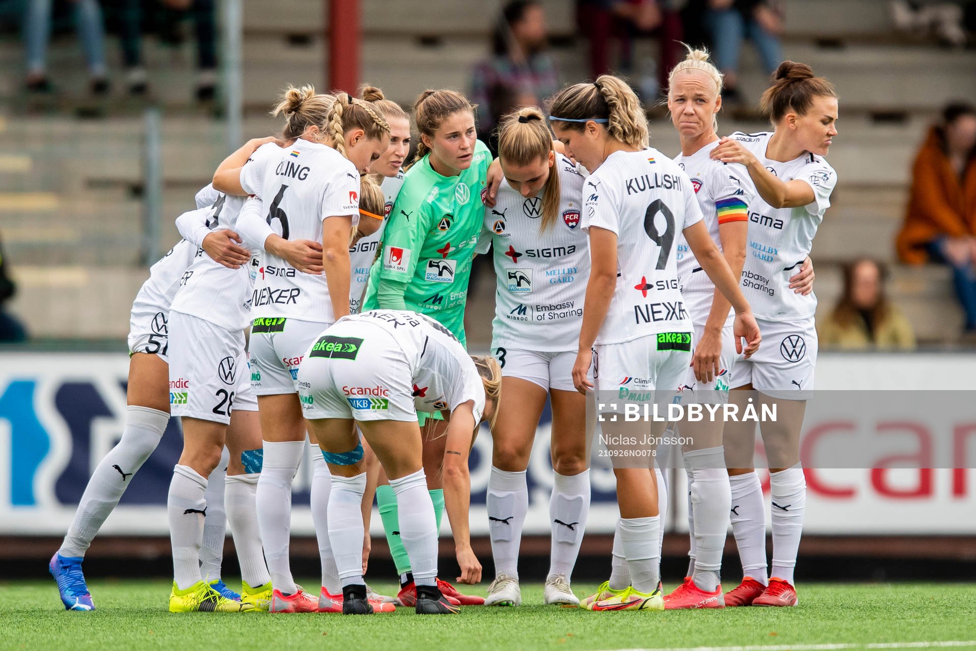 Rosengårds målvakt Teagan Micah  och Caroline Seger