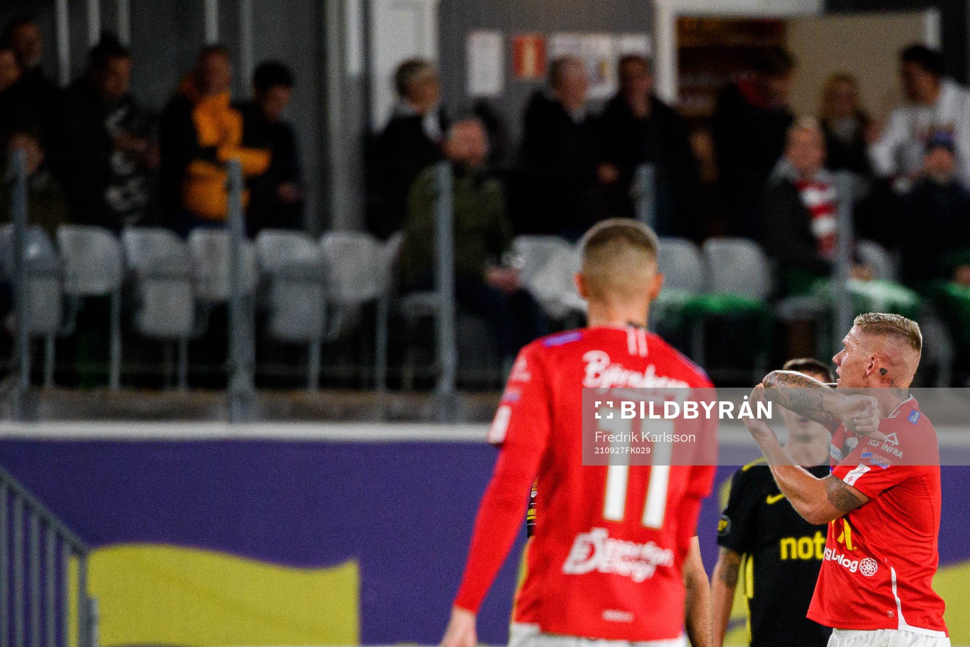 Degerfors Victor Edvardsen jublar