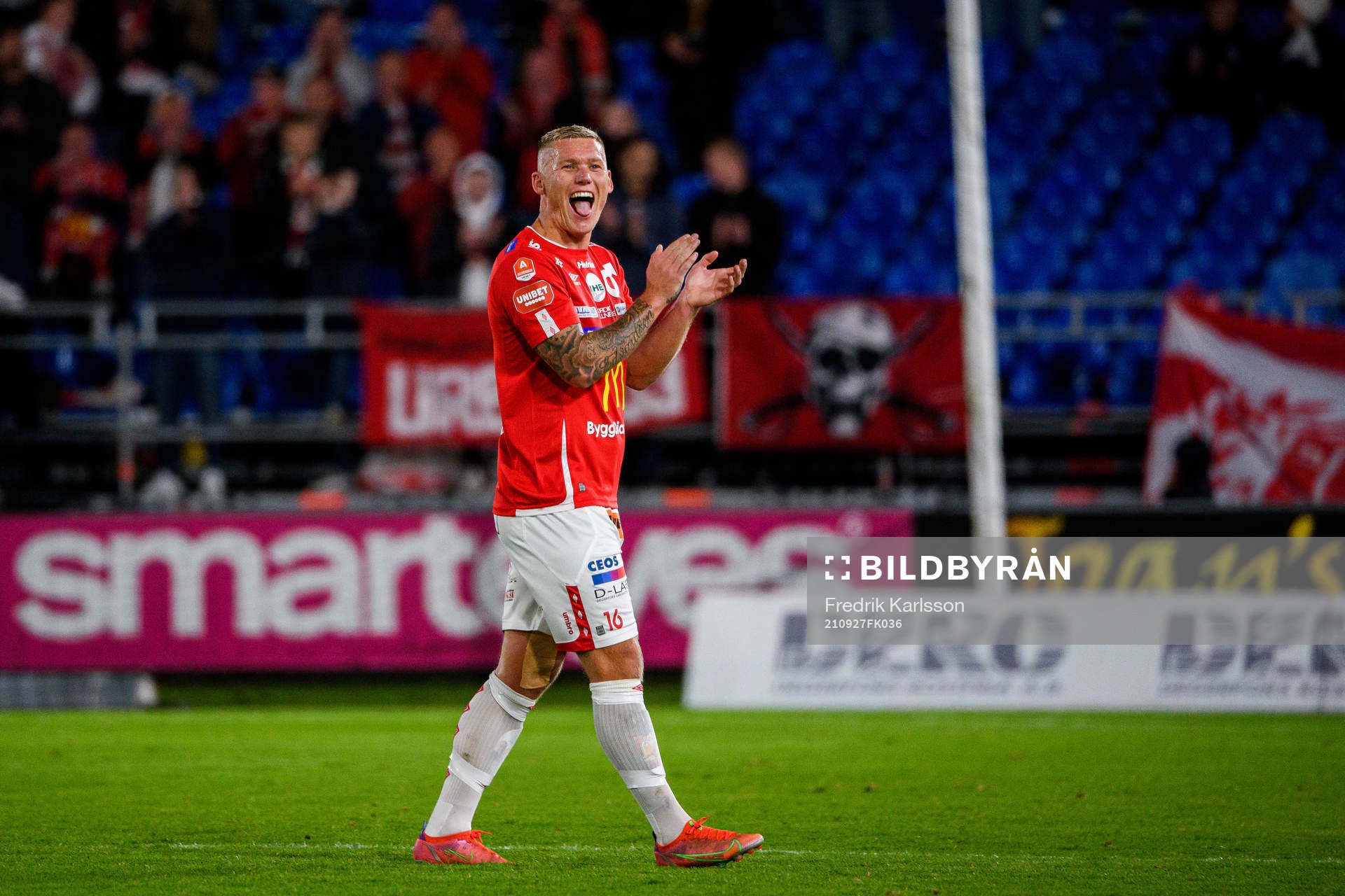 Degerfors Victor Edvardsen jublar