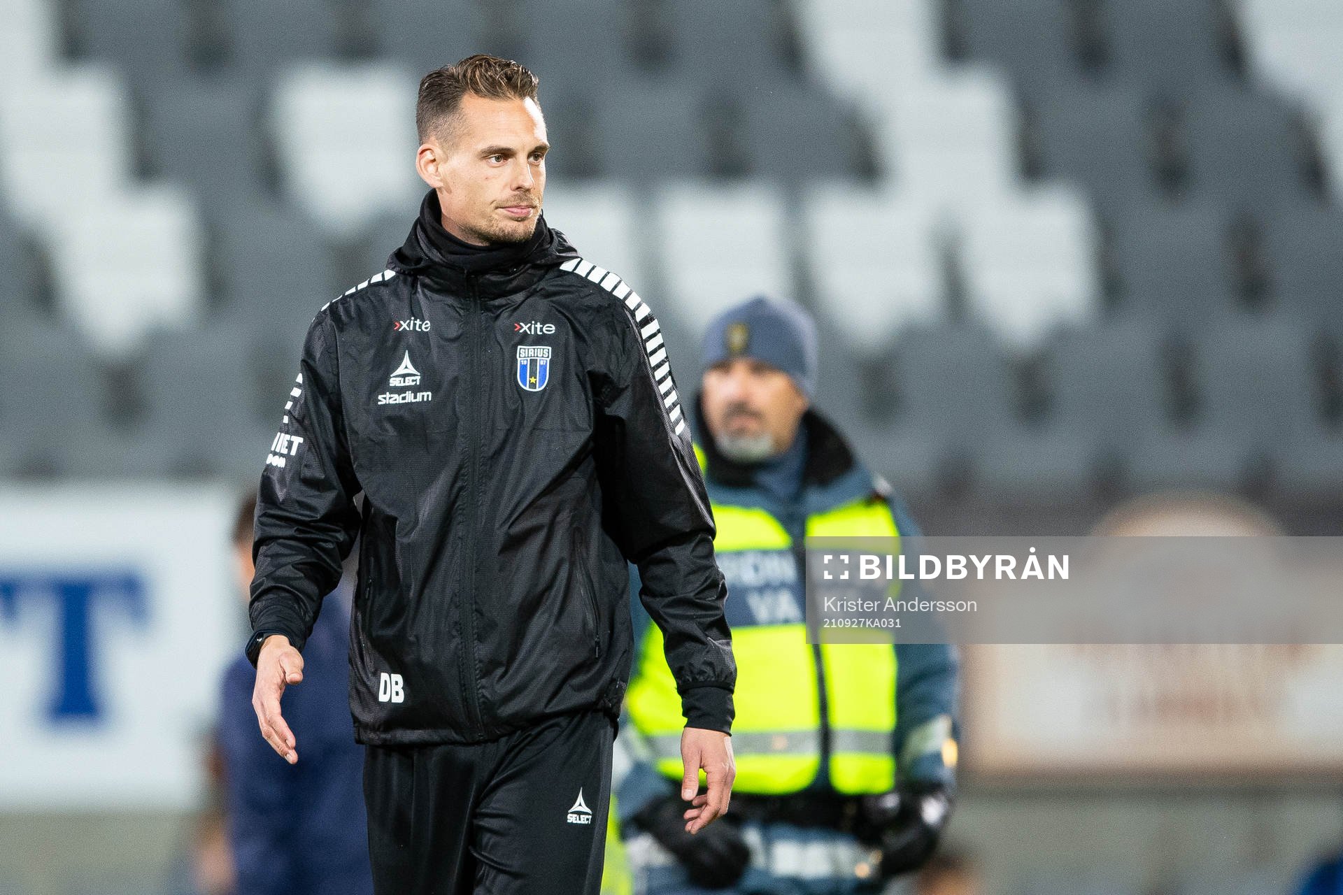 Sirius tränare Daniel Bäckström
