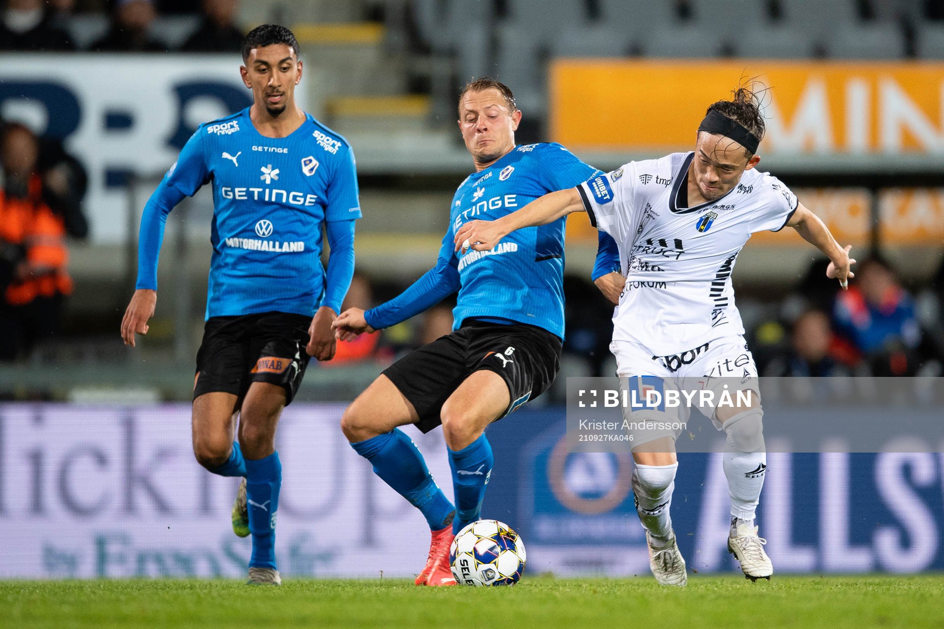 Halmstads Amir Al-Ammari och Joel Allansson