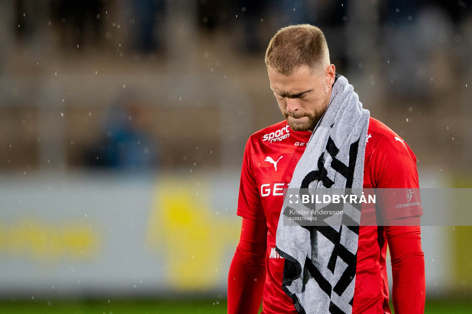 Halmstads målvakt Malkolm Nilsson Säfqvist