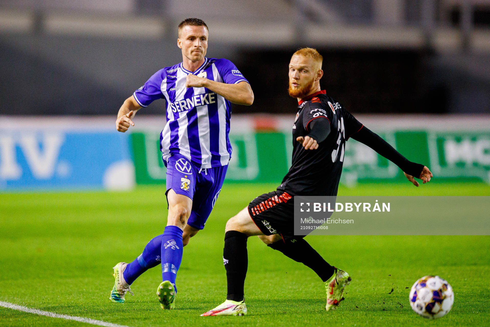 IFK Göteborgs Calle Johansson och Kalmars Nils Fröling