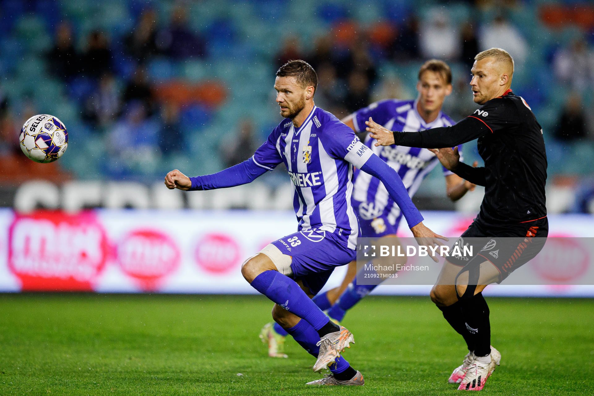 IFK Göteborgs Marcus Berg och Kalmars Rasmus Sjöstedt