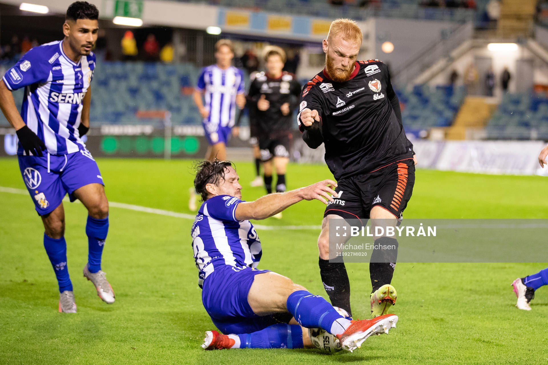 IFK Göteborgs Gustav Svensson och Kalmars Nils Fröling