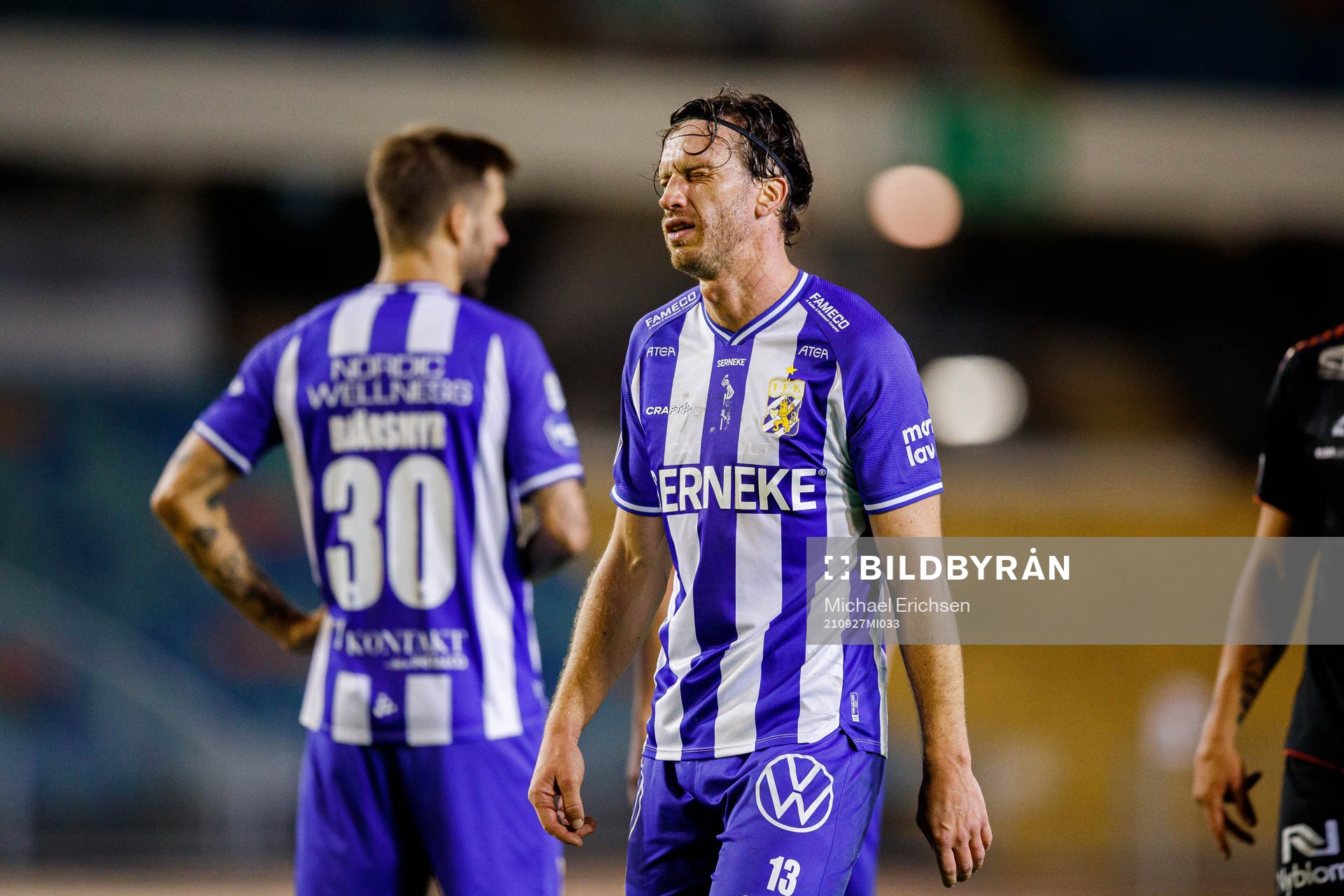 IFK Göteborgs Gustav Svensson deppar
