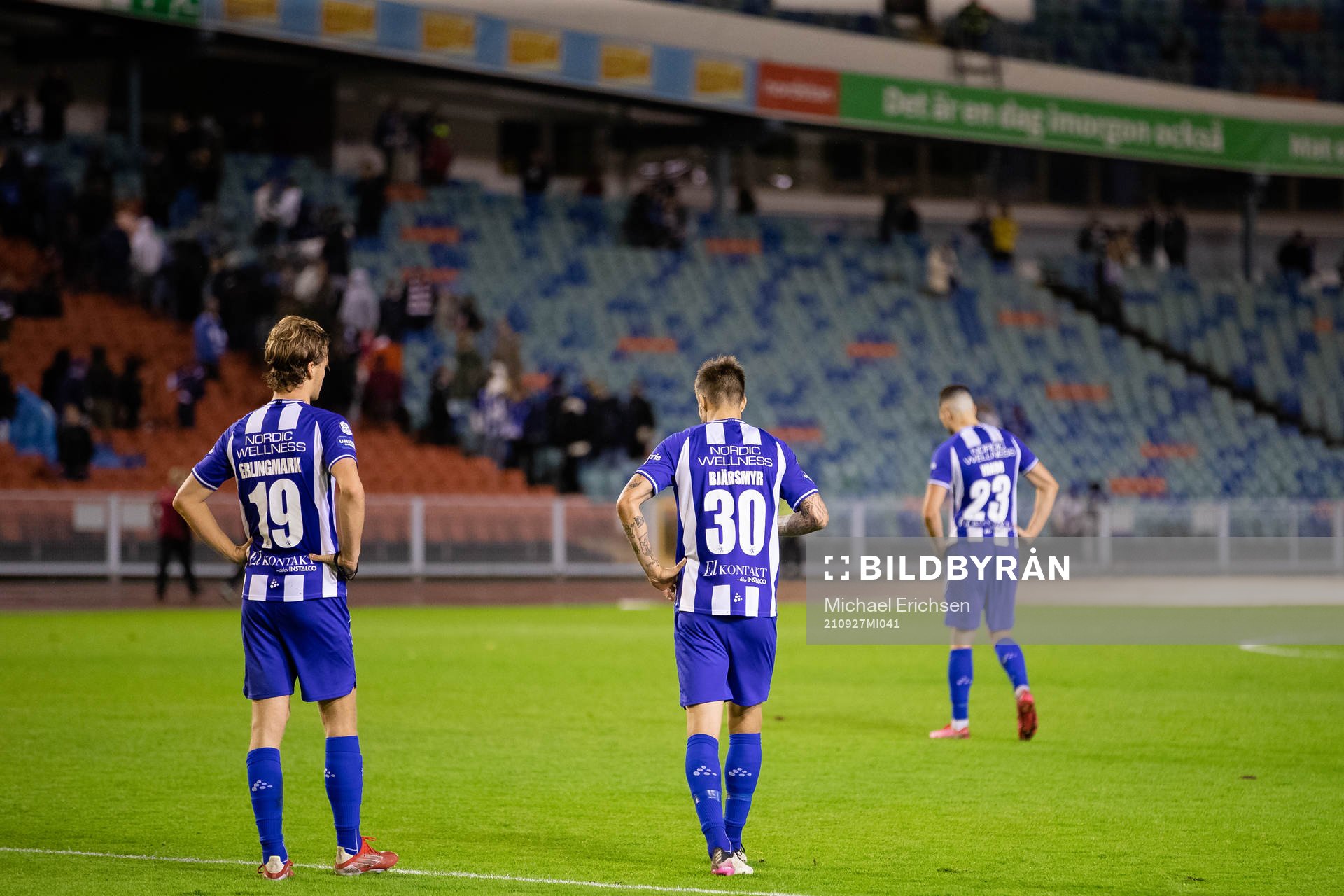 IFK Göteborgs August Erlingmark, Mattias Bjärsmyr och