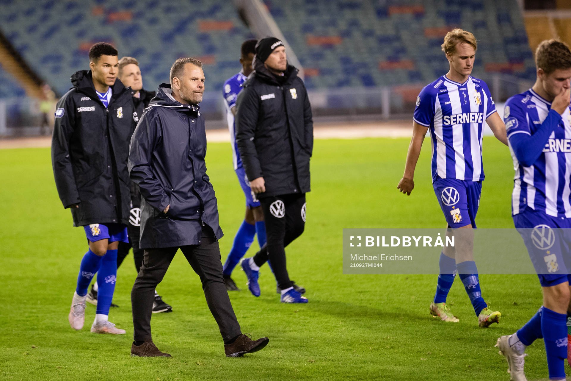 IFK Göteborgs tränare Mikael Stahre deppar