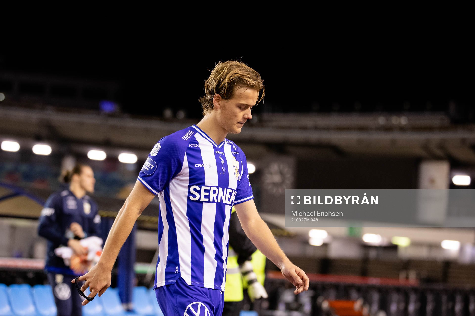 IFK Göteborgs August Erlingmark deppar
