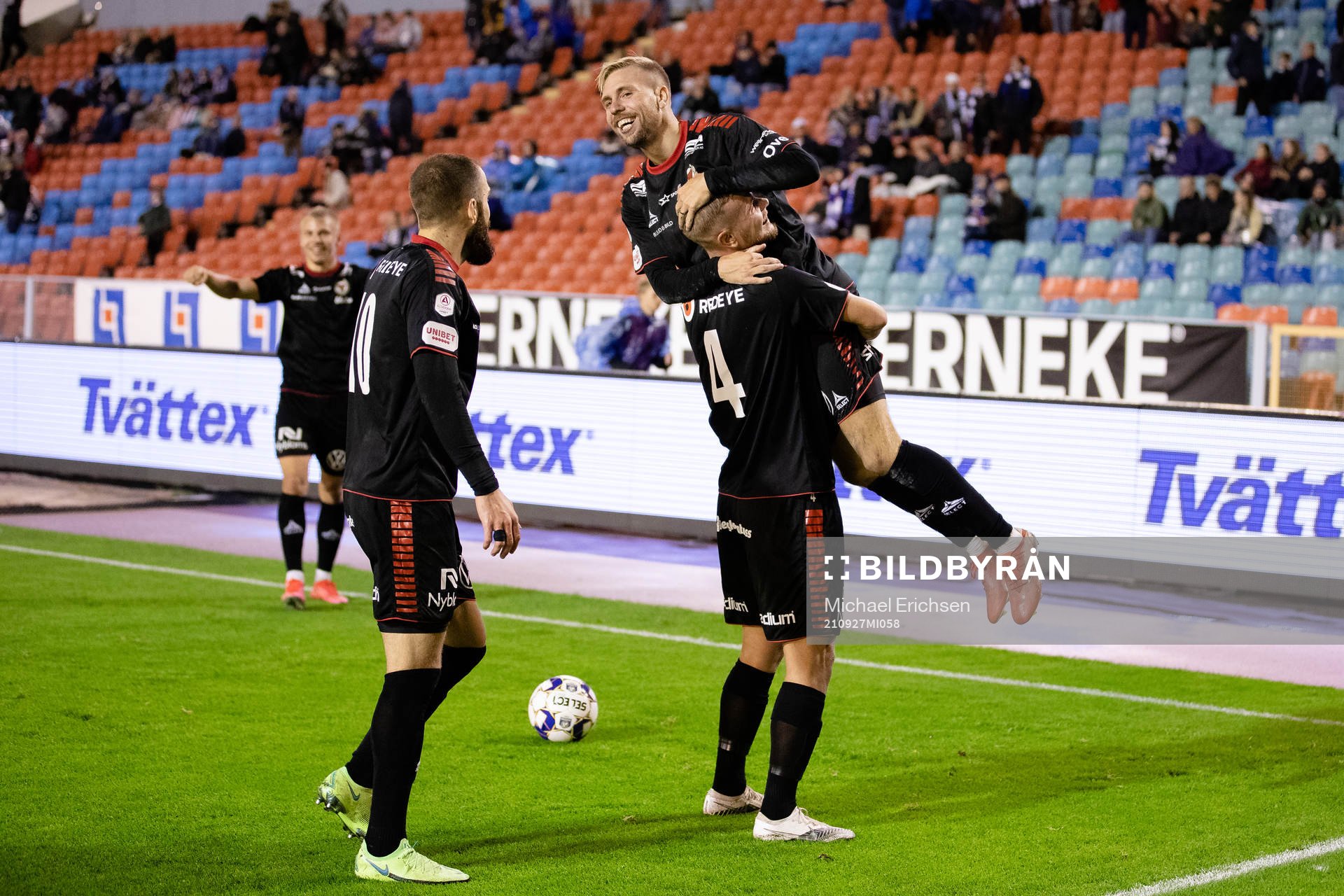 Kalmars Filip Sachpekidis, Erik Israelsson och Jonathan