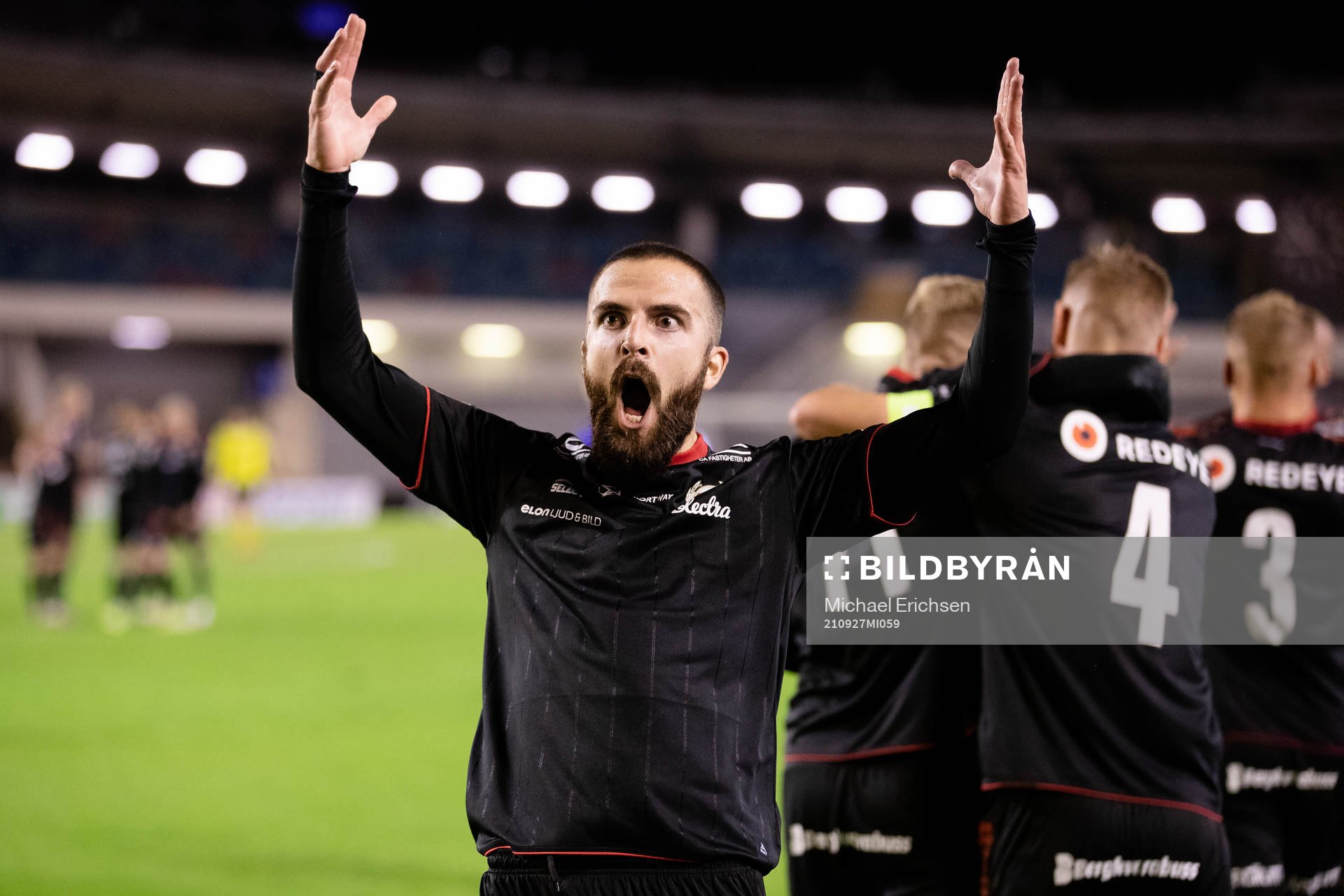 Kalmars Filip Sachpekidis jublar