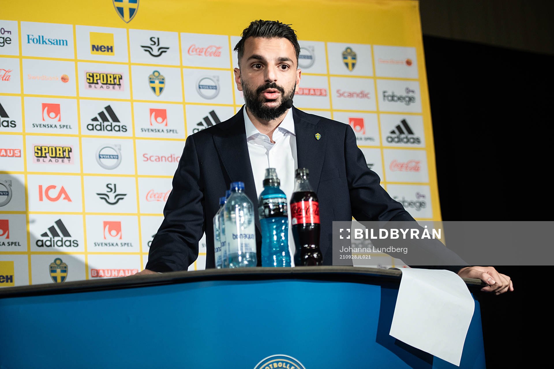 Poya Asbaghi, head coach U21, of the Swedish national