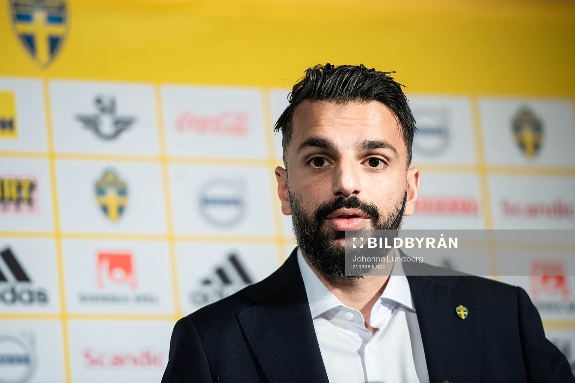 Poya Asbaghi, head coach U21, of the Swedish national