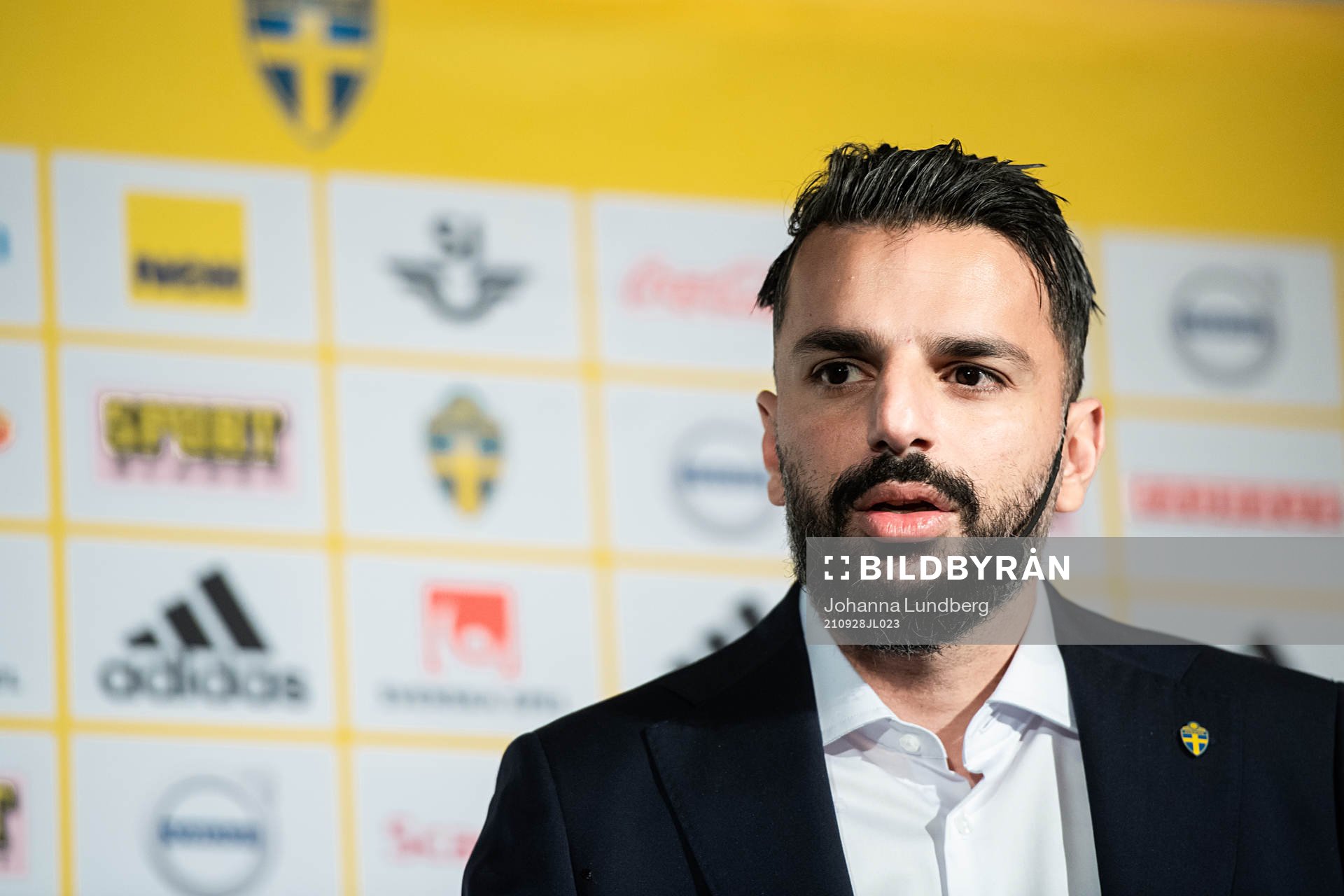Poya Asbaghi, head coach U21, of the Swedish national