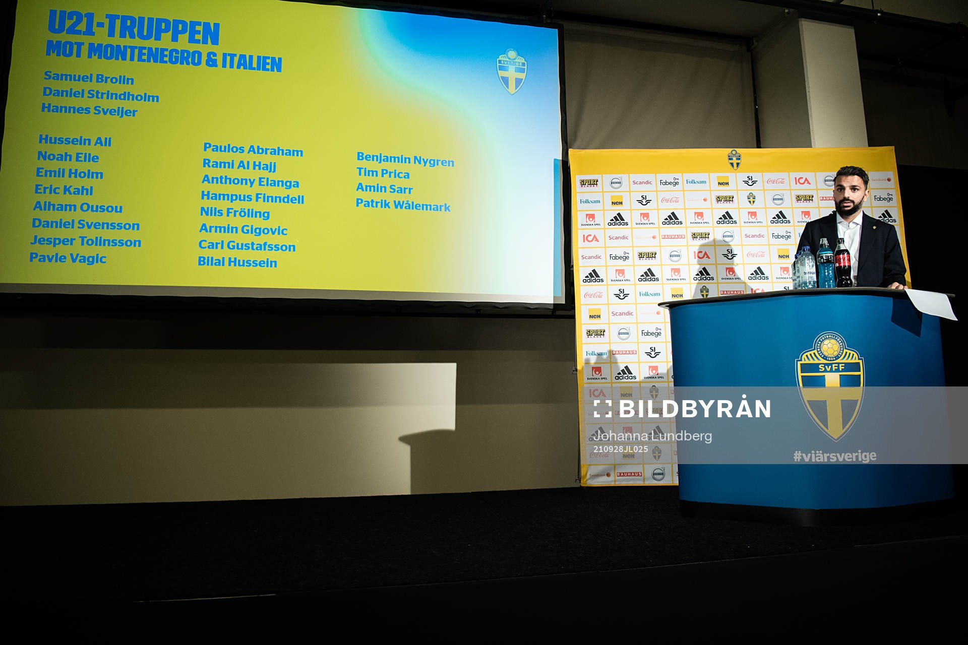 Poya Asbaghi, head coach U21, of the Swedish national