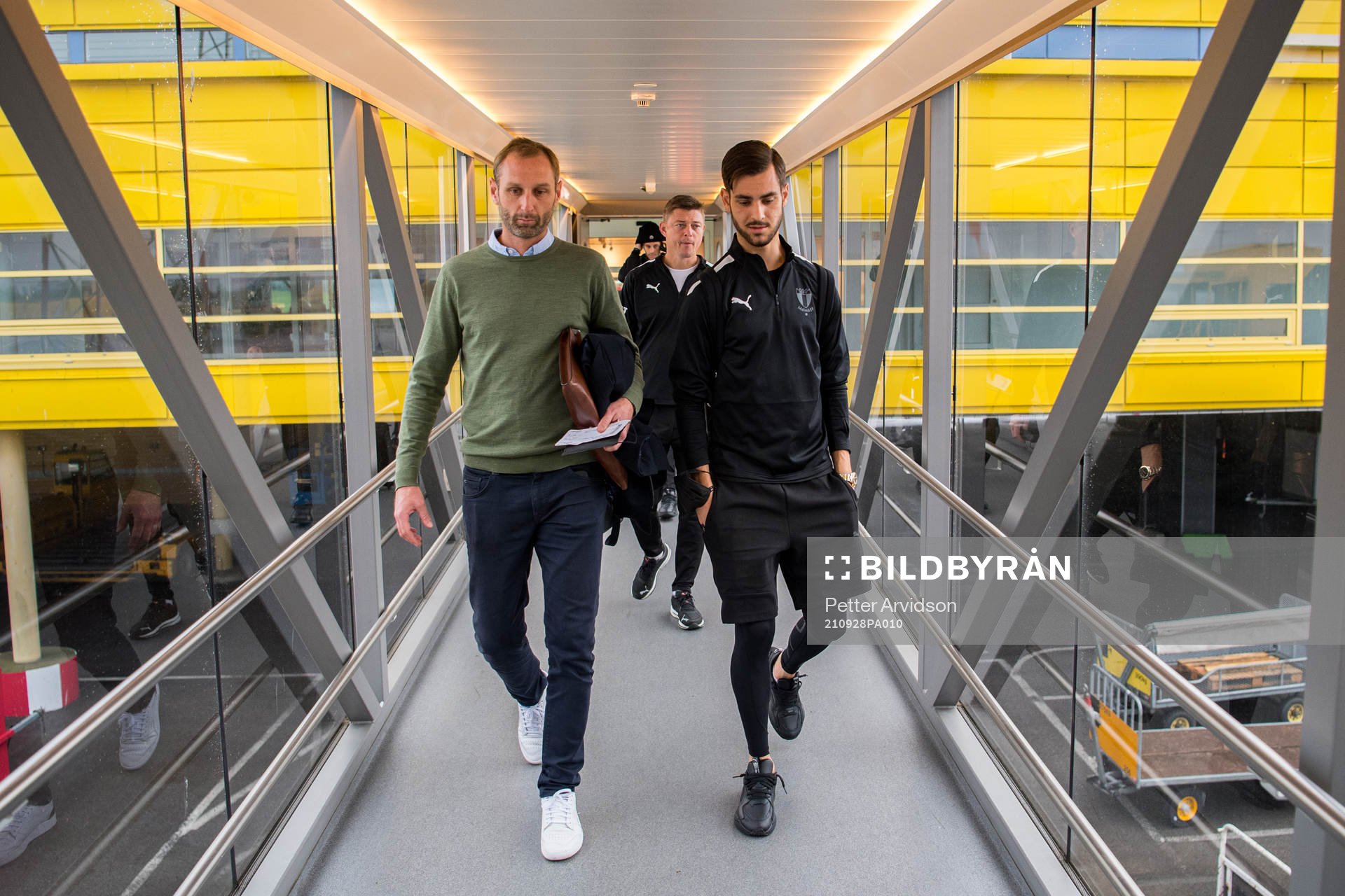 Andreas Georgson, Jon Dahl Tomasson, head coach and Adi