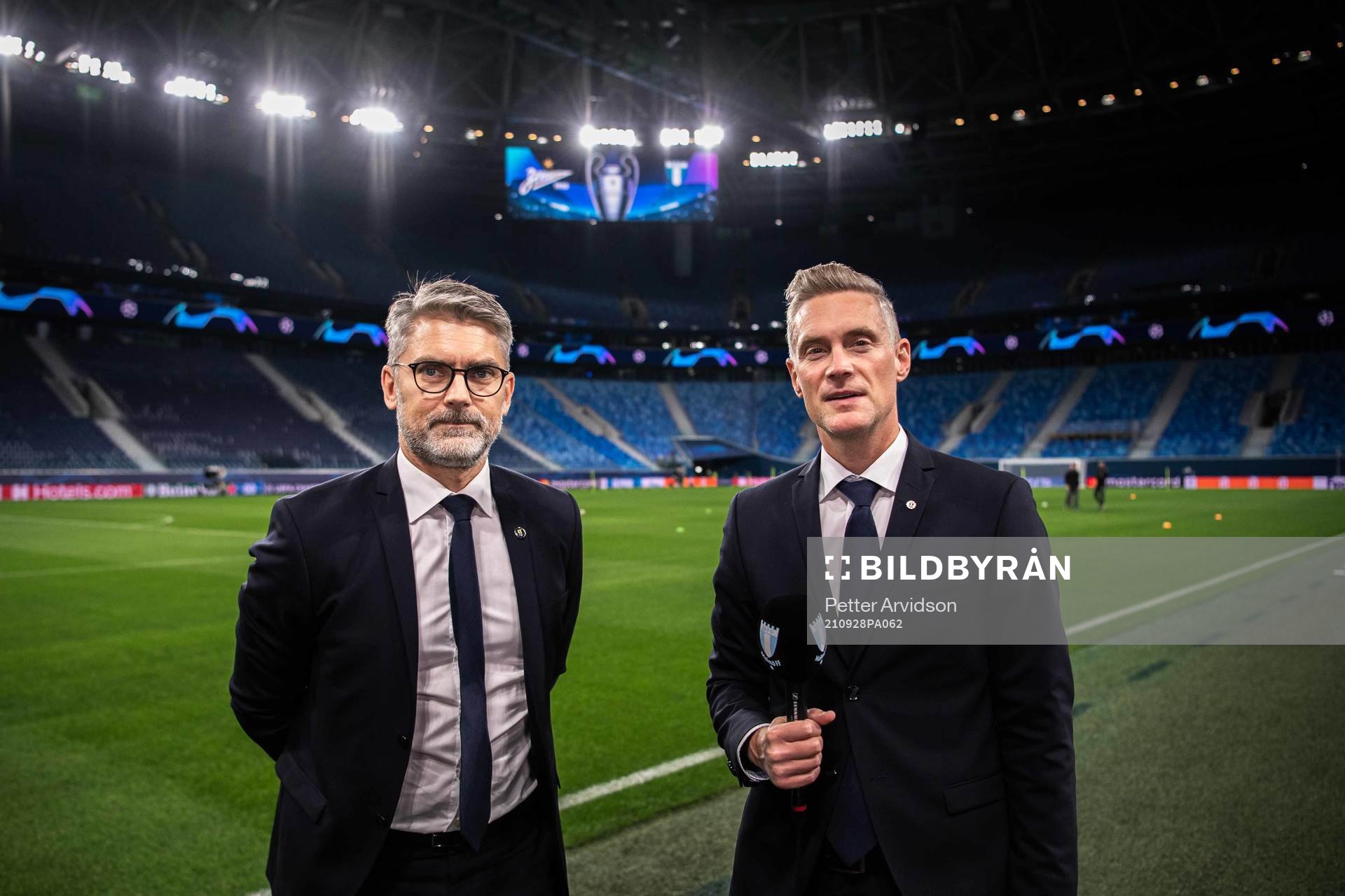 Niclas Carlnén, CEO and Mattias Larsson of Malmö FF