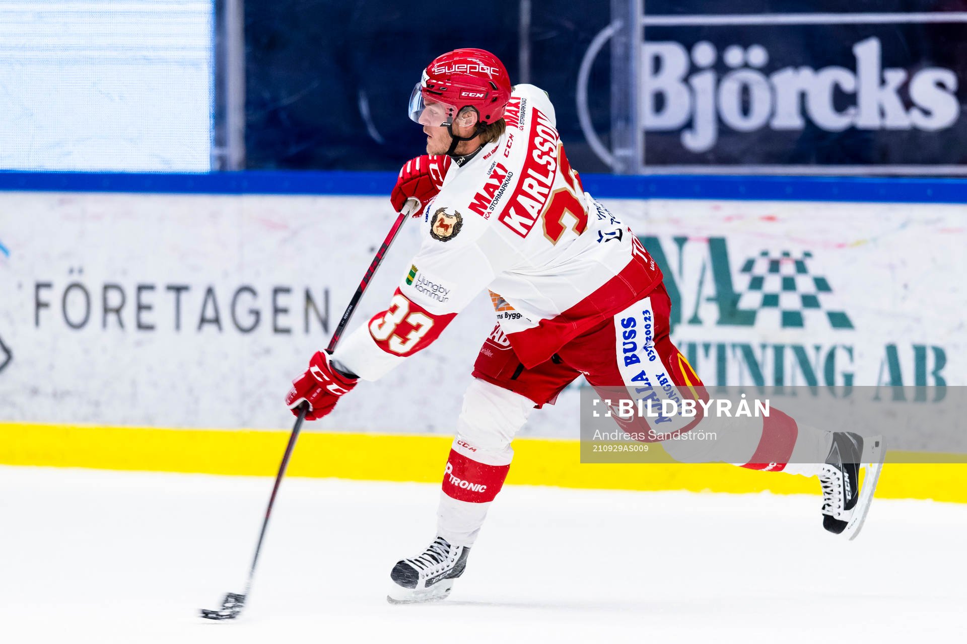 Troja/Ljungbys Daniel Karlsson Thörnros
