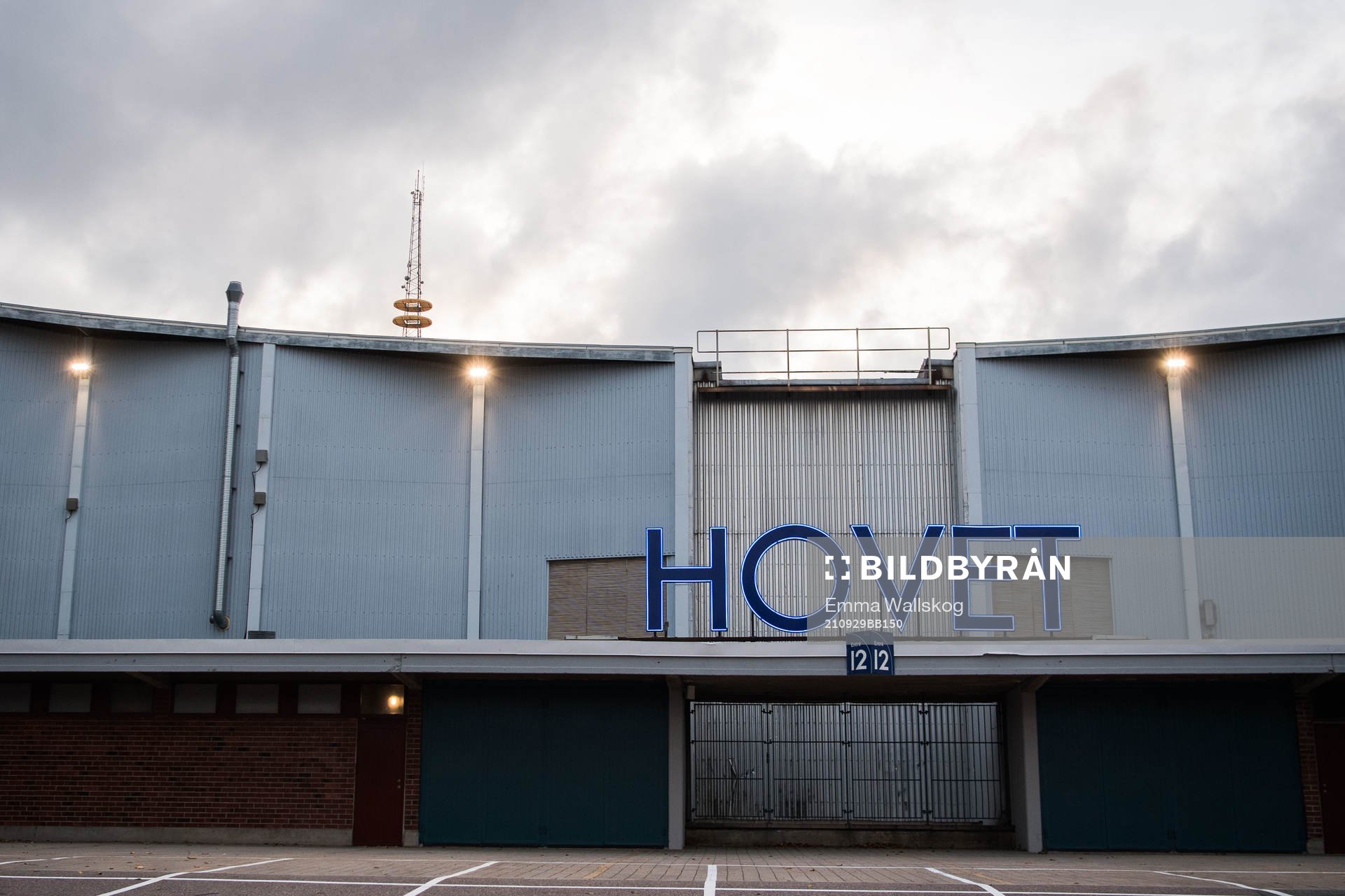 Hovet innan ishockeymatchen i SDHL mellan Djurgården och