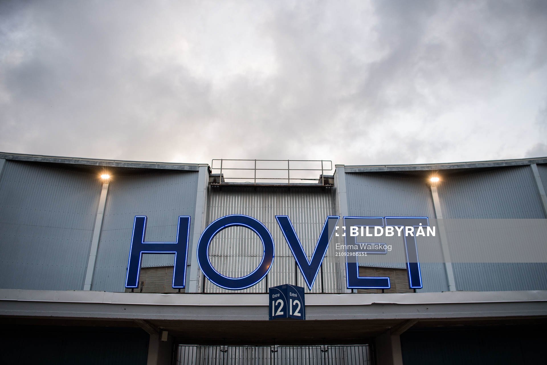 Hovet innan ishockeymatchen i SDHL mellan Djurgården och