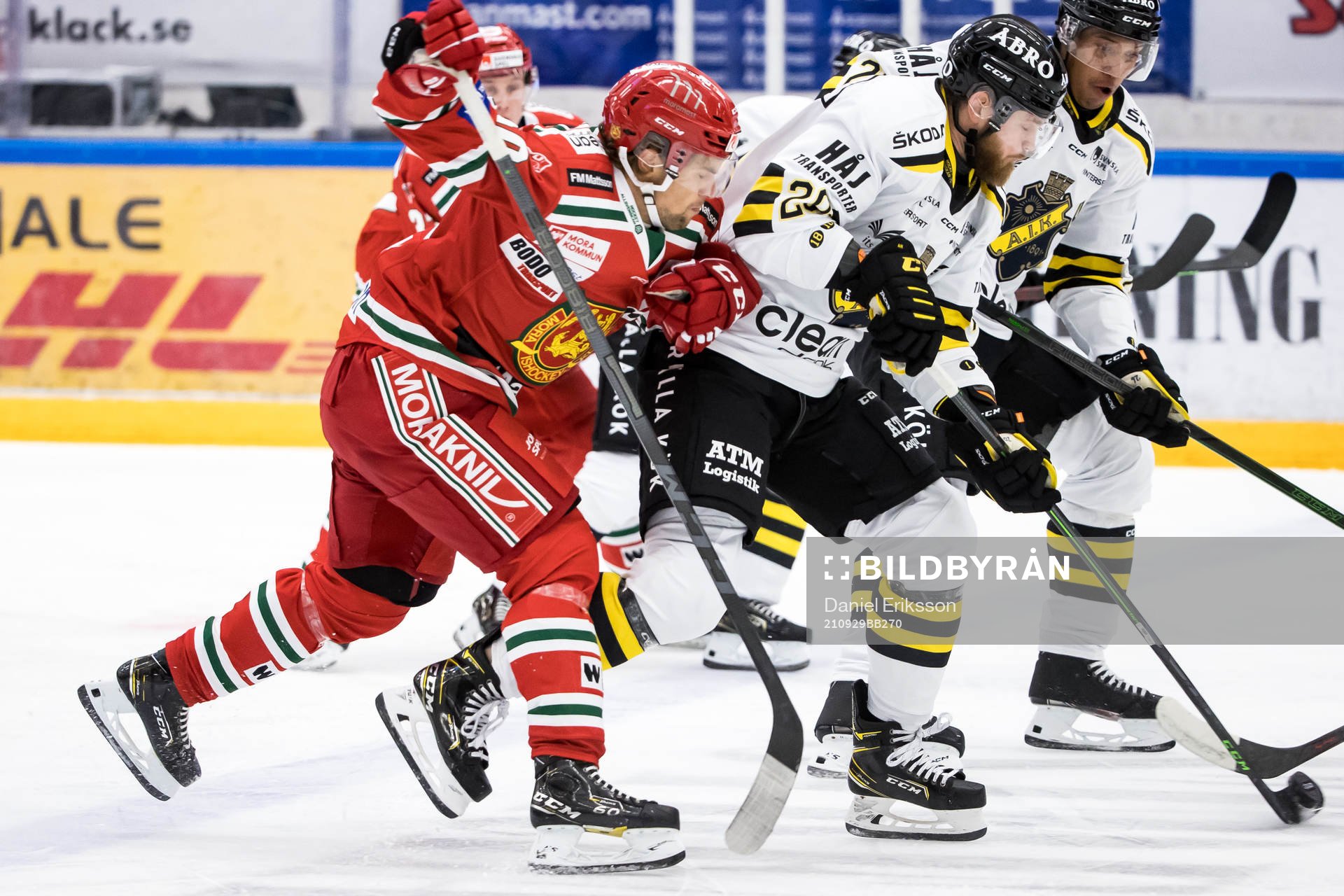 Moras Isak Grarfve och AIKs Sam Marklund