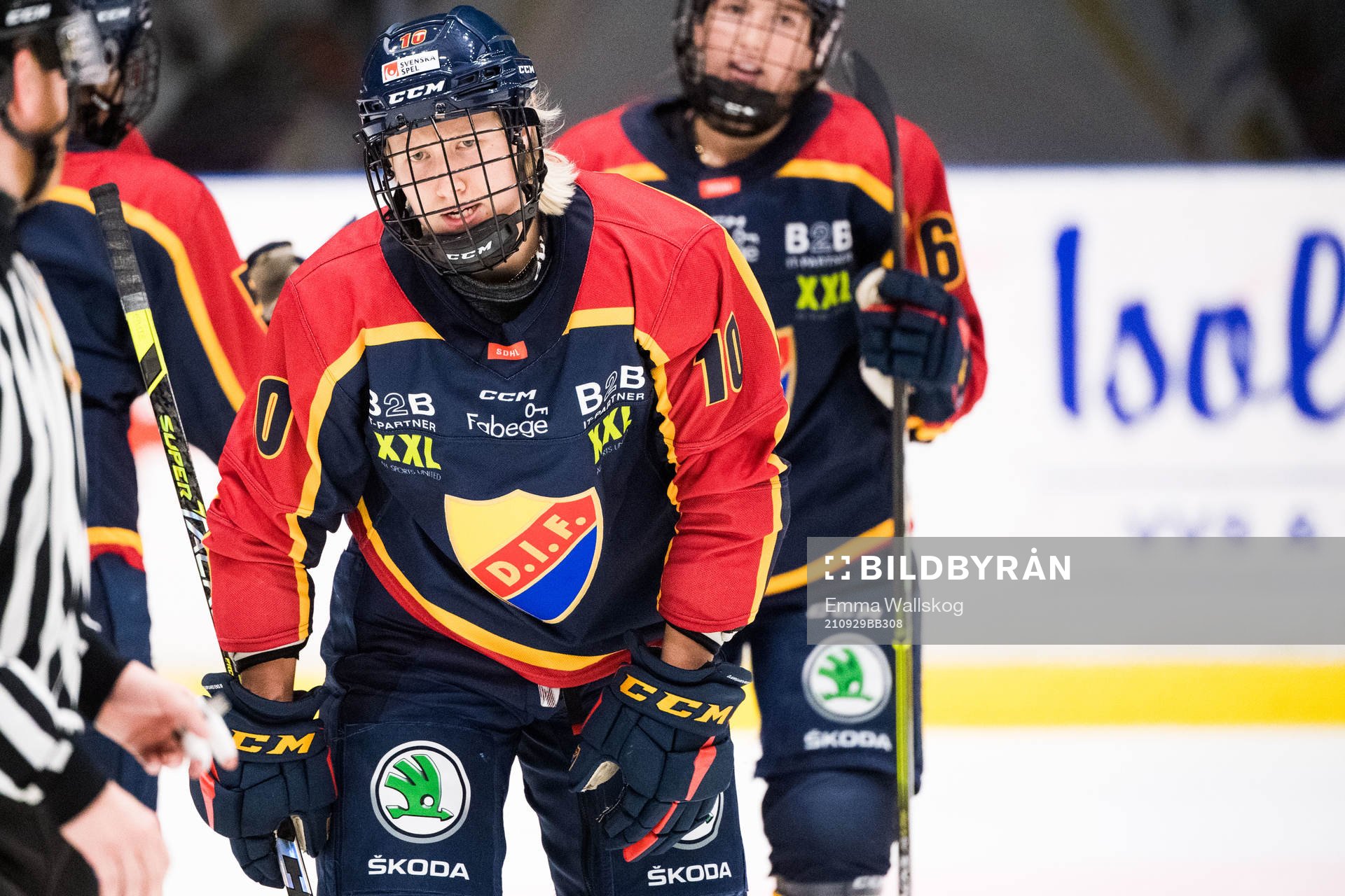 Djurgårdens Hannah Miller jublar