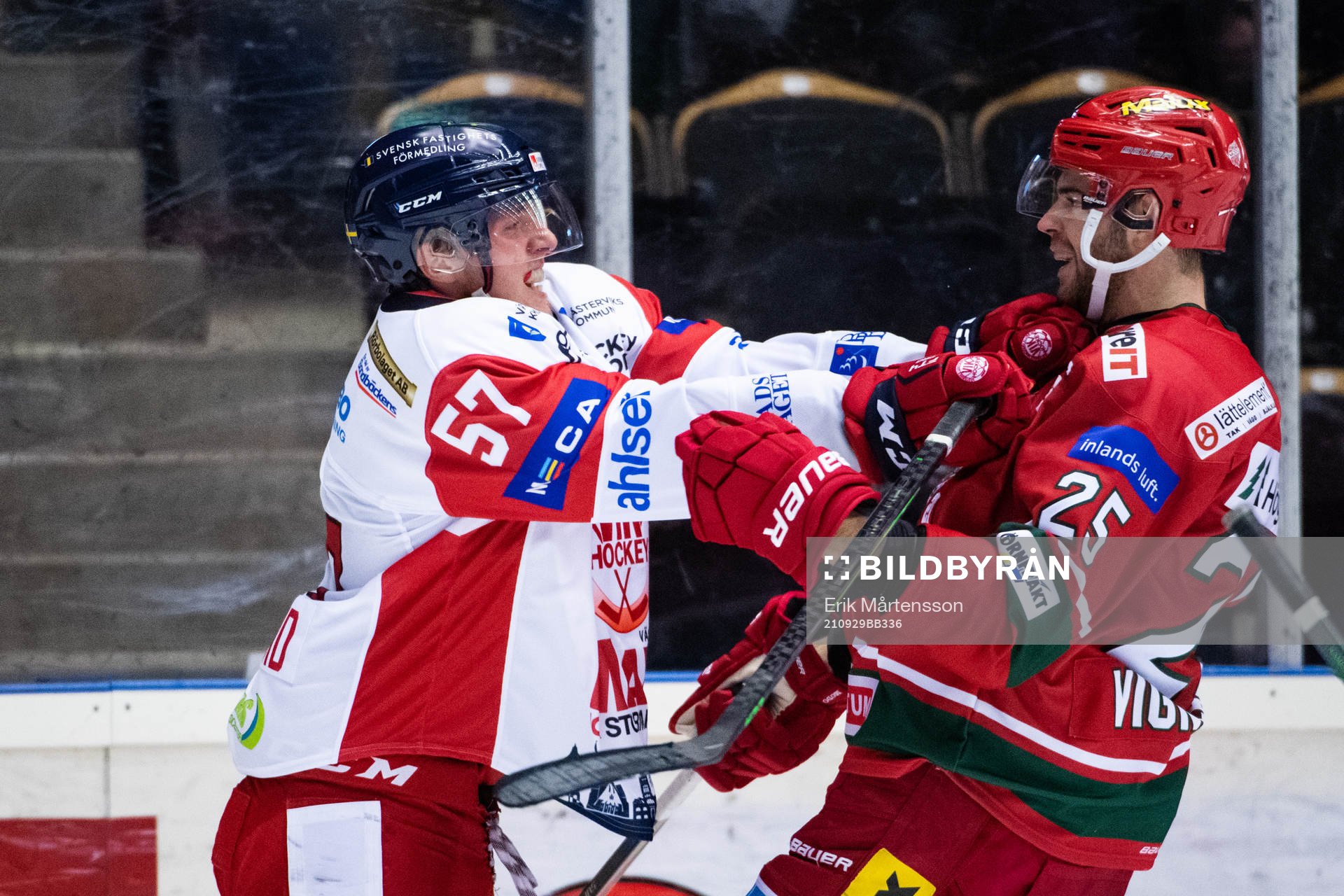 Västerviks Alfred Barklund och Modos Sam Vigneault