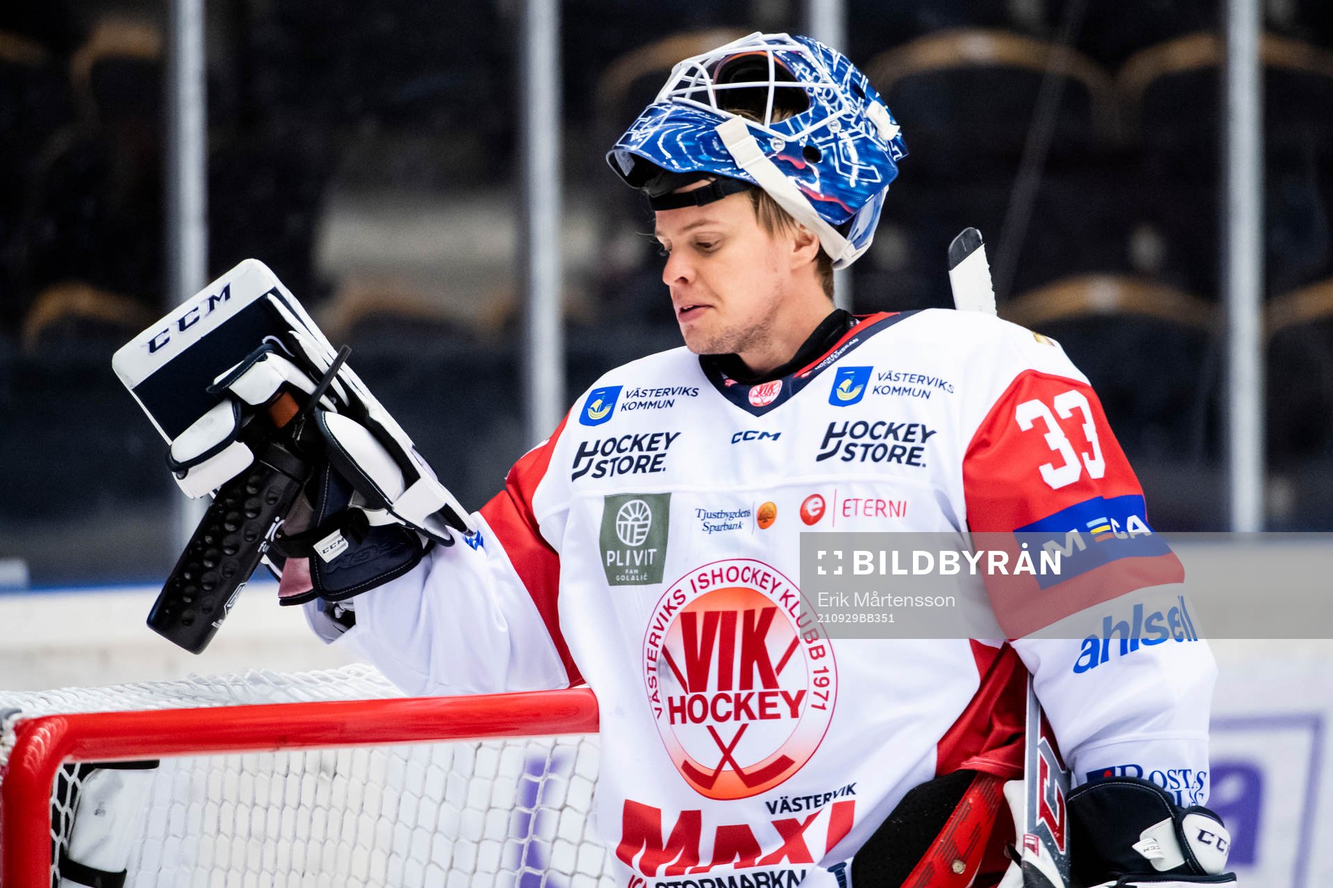 Västerviks målvakt Henrik Lundberg