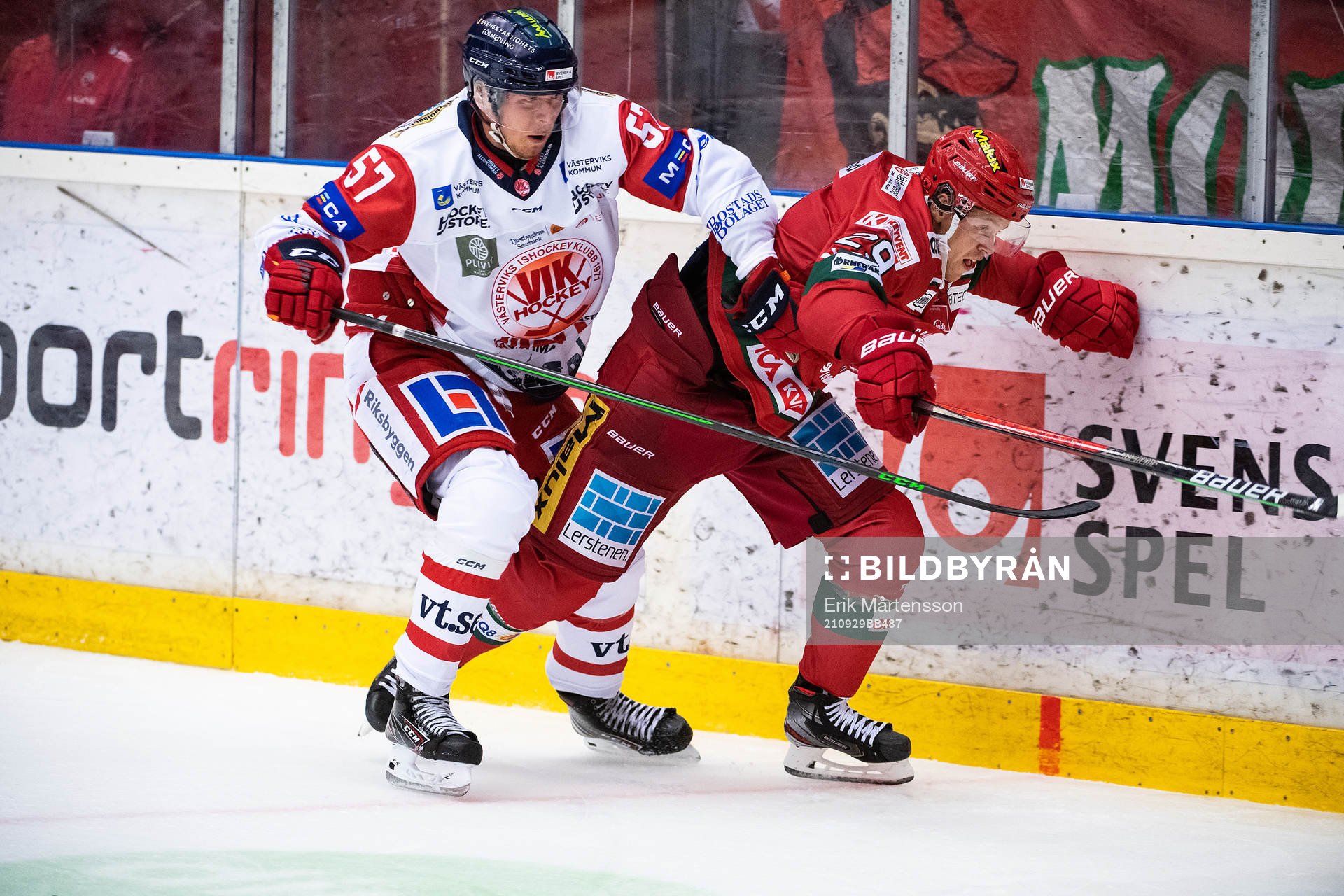 Västerviks Alfred Barklund och Modos Mikkel Aagaard