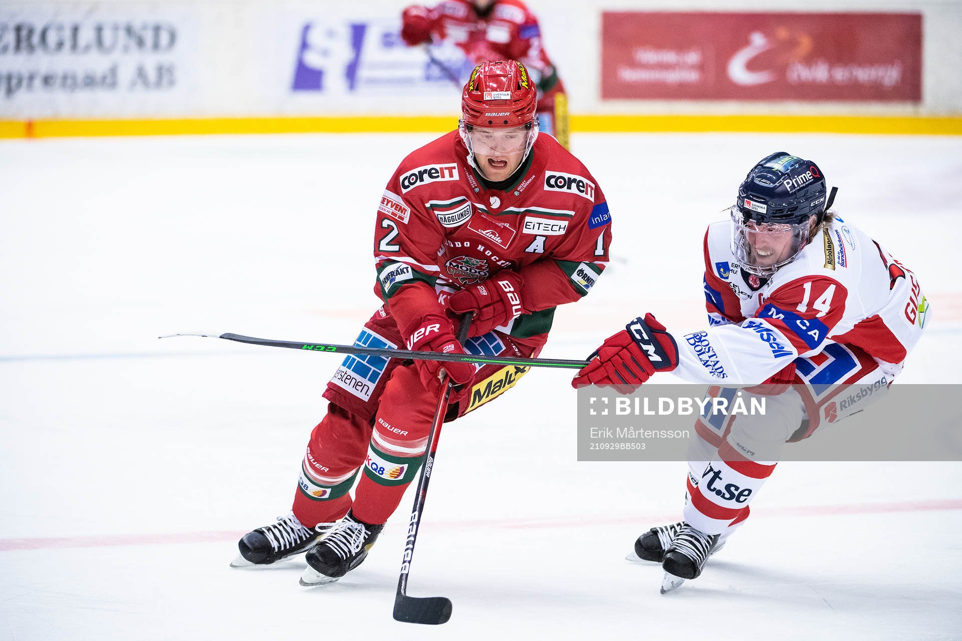 Modos Oscar Pettersson och Västerviks Erik Gustafsson