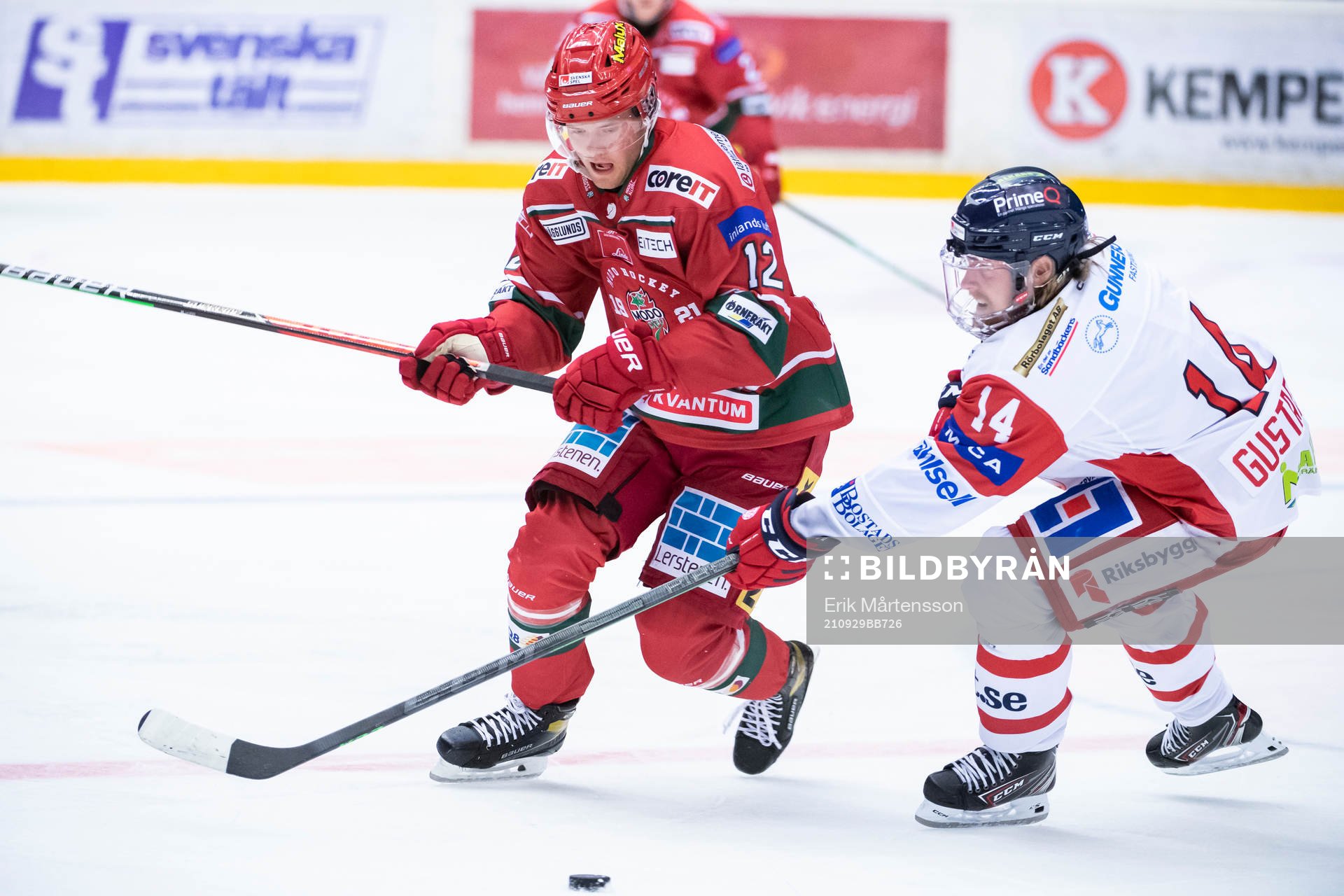 Modos Oscar Pettersson och Västerviks Erik Gustafsson