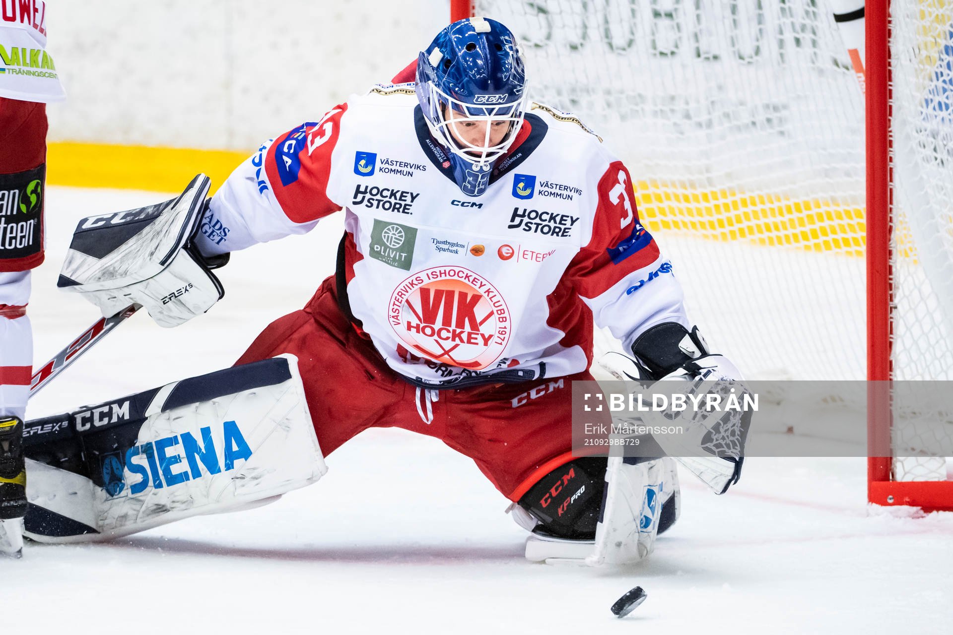 Västerviks målvakt Henrik Lundberg