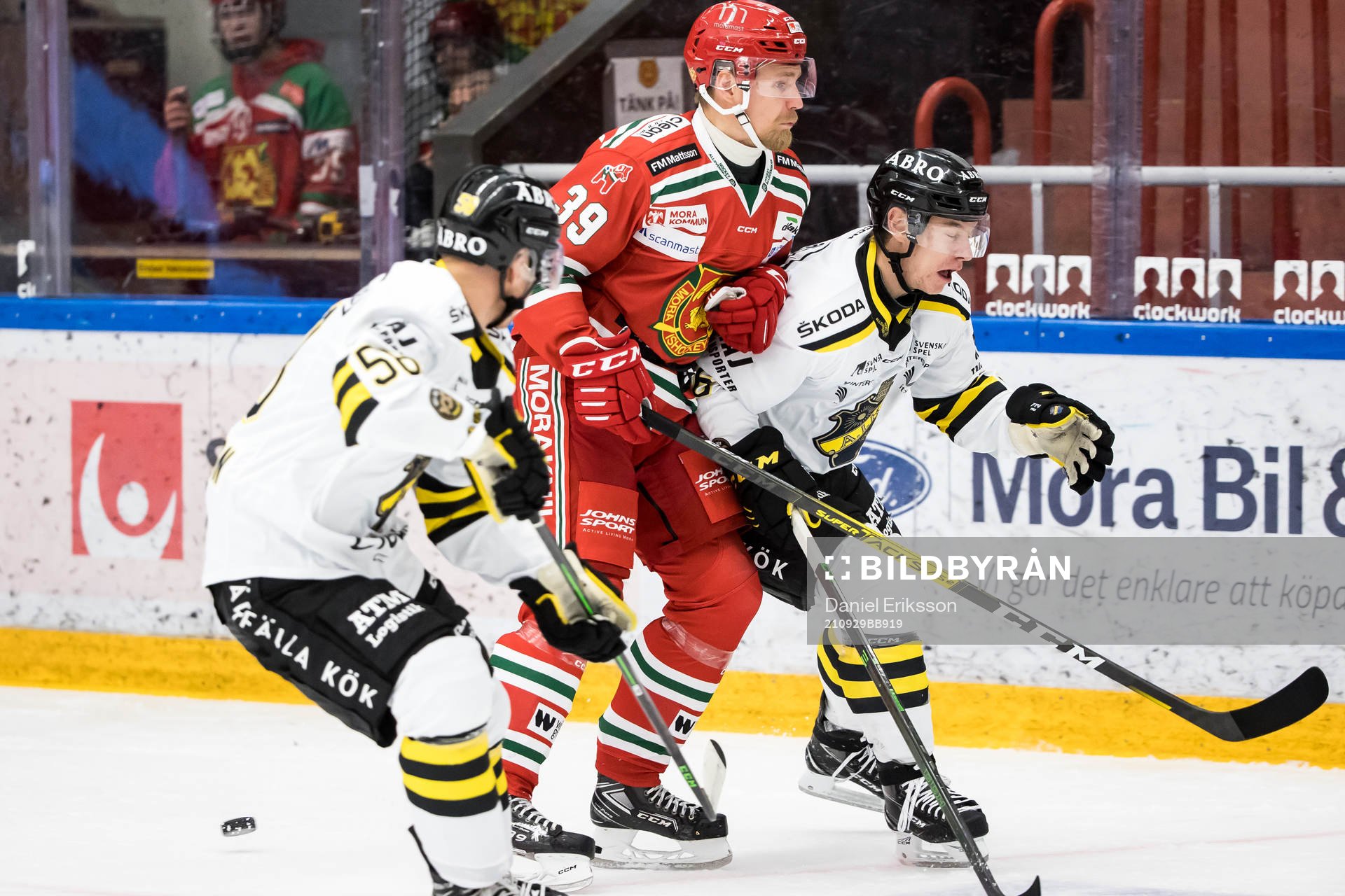 Moras Kristoffer Gunnarsson och AIKs Daniel Torgersson