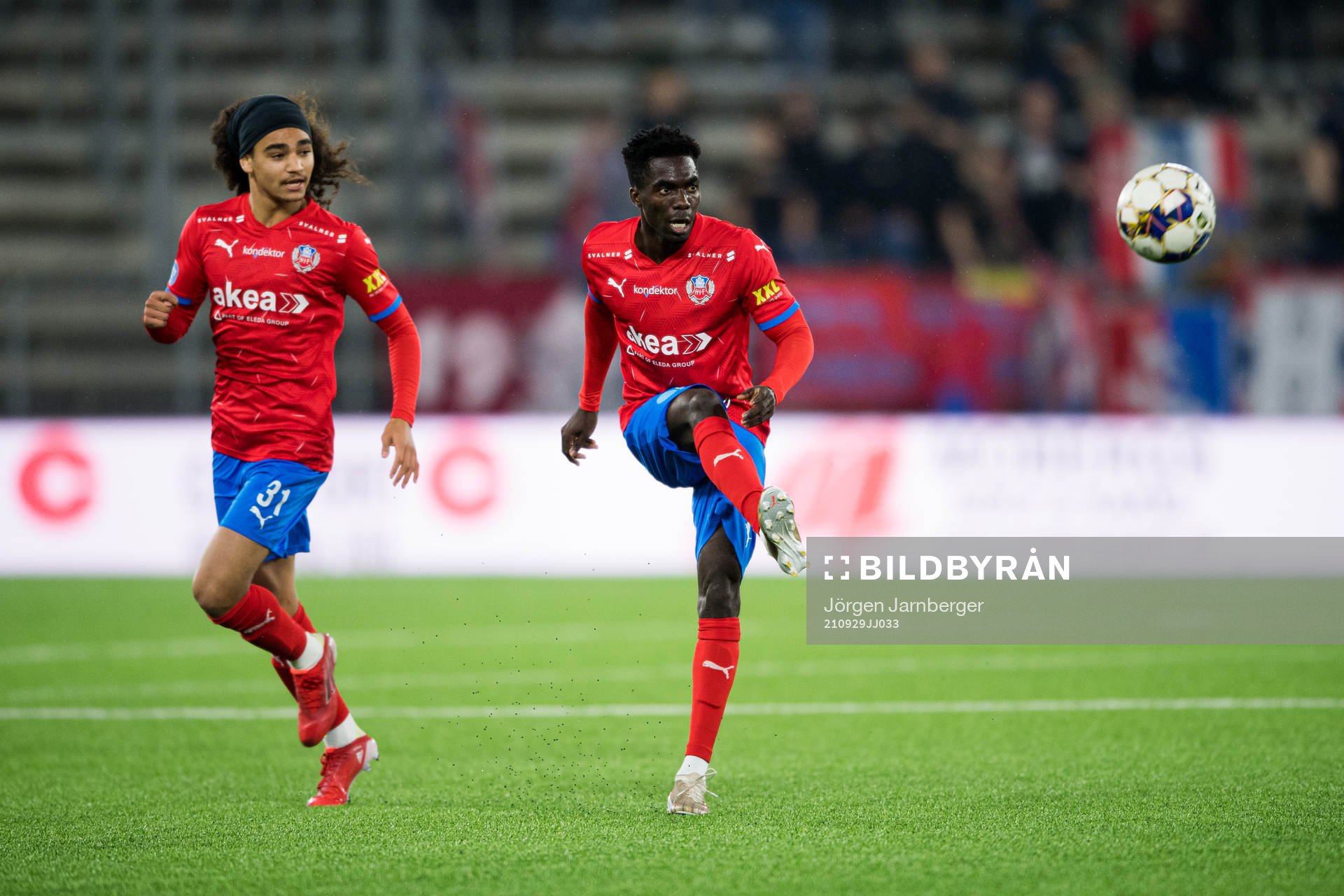 Helsingborgs Benjamin Acquah och Adam Kaied