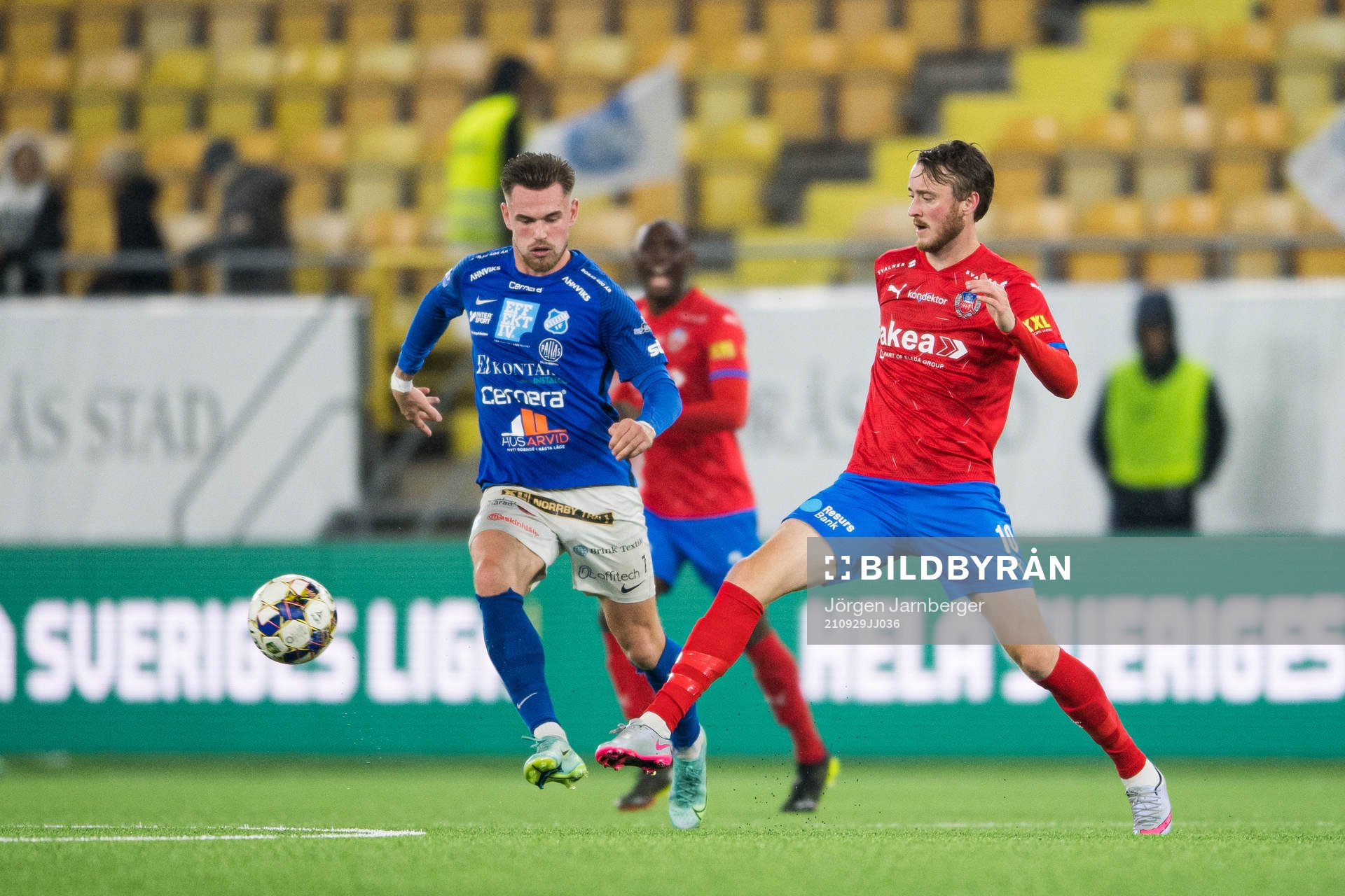 Helsingborgs Rasmus Jönsson och Norrbys Rasmus Örqvist