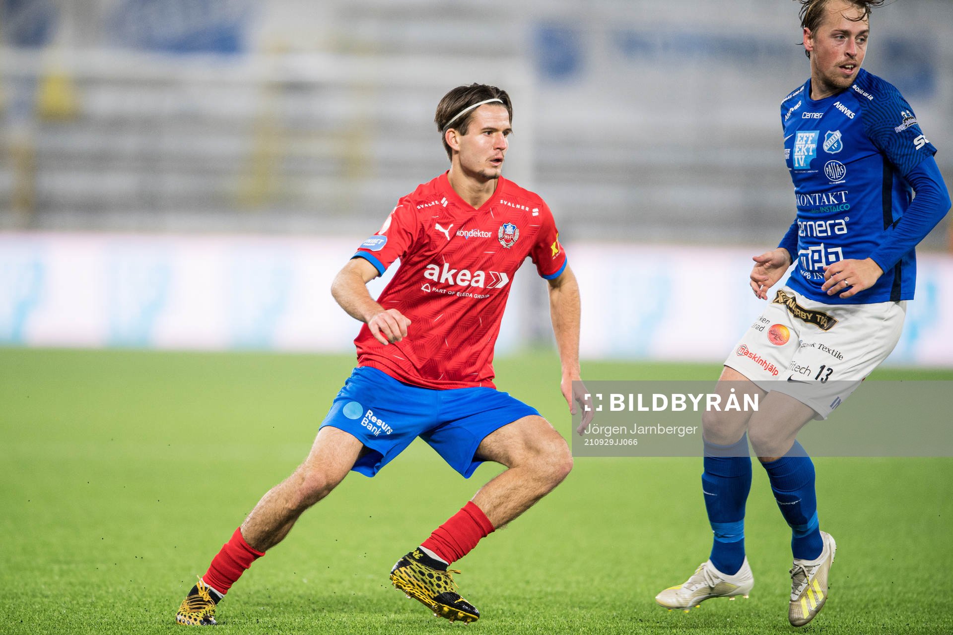 Helsingborgs Wilhelm Loeper och Norrbys Robin Strömberg