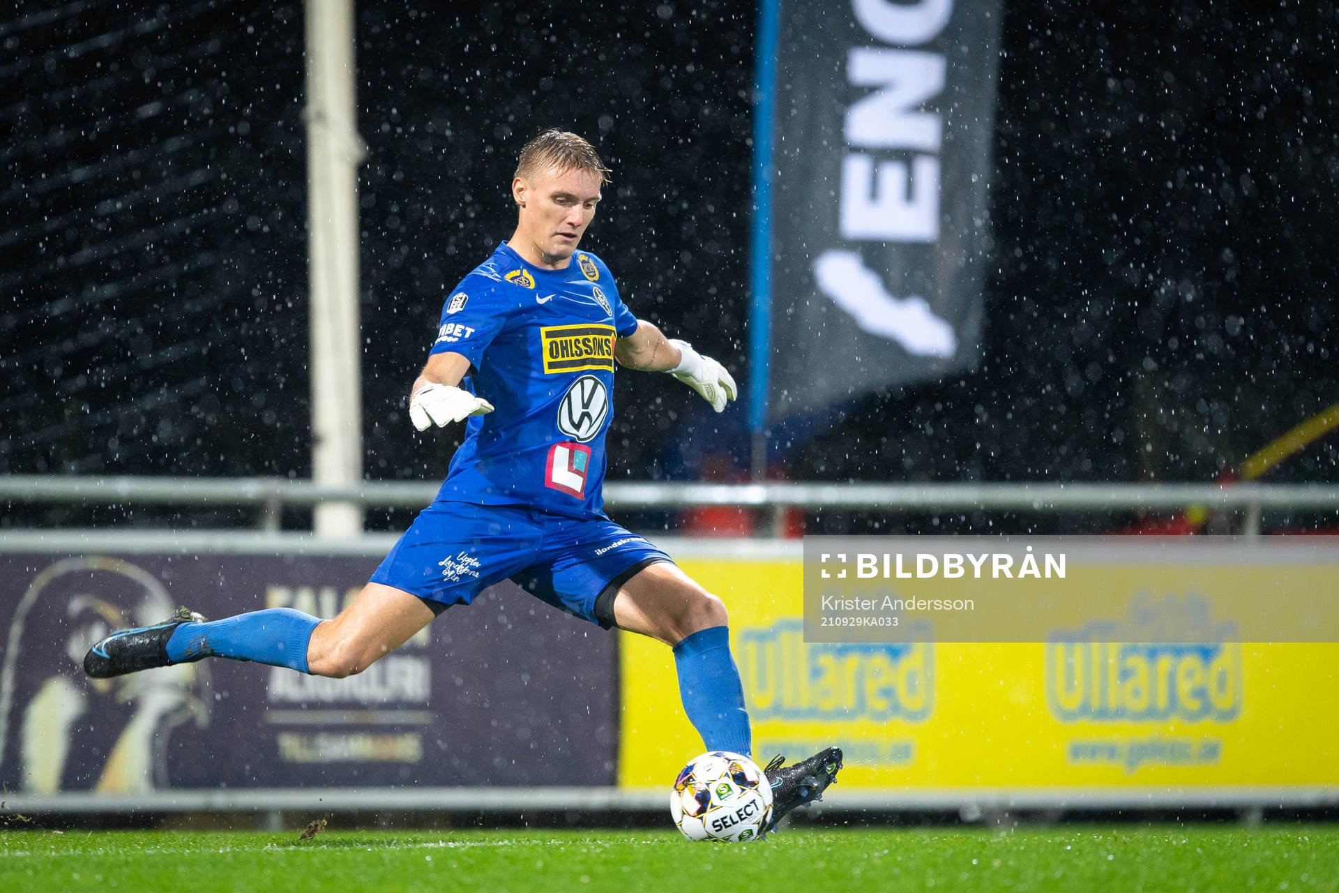 Landskronas målvakt Svante Hildeman