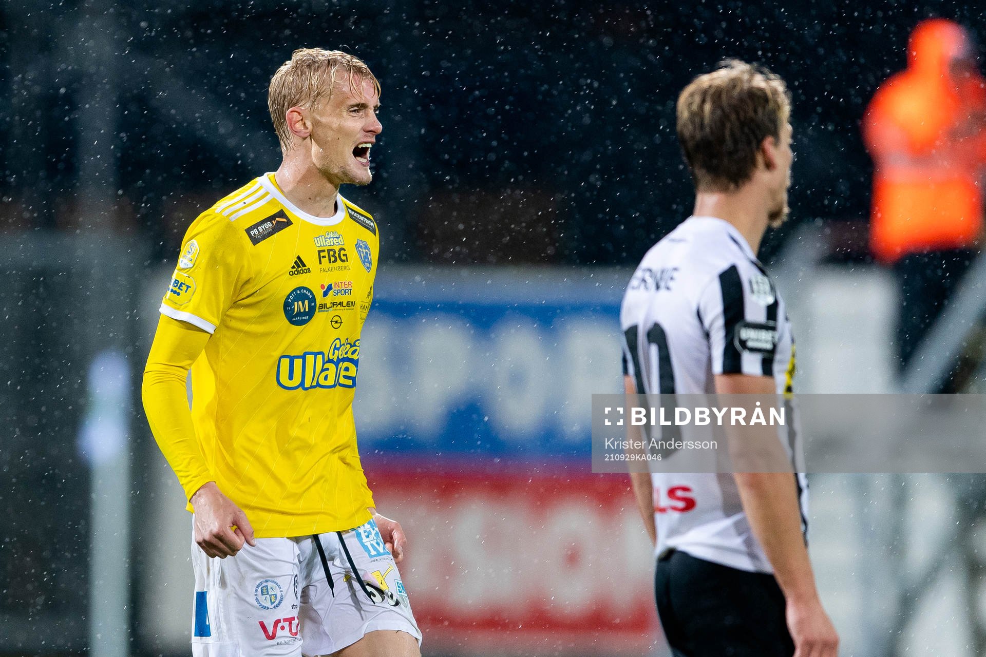 Falkenbergs Ludvig Öhman Silwerfeldt jublar