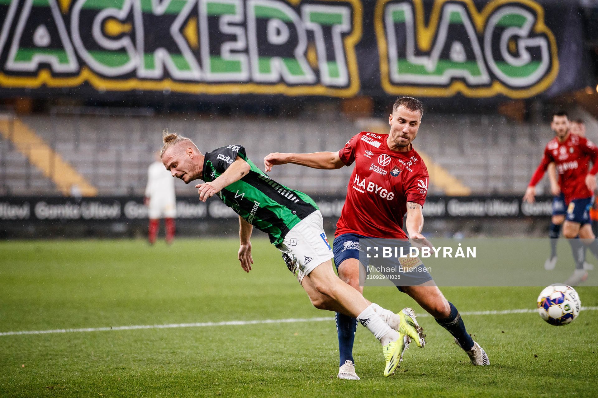 GAIS Jonas Lindberg och Örgrytes Jonathan Azulay