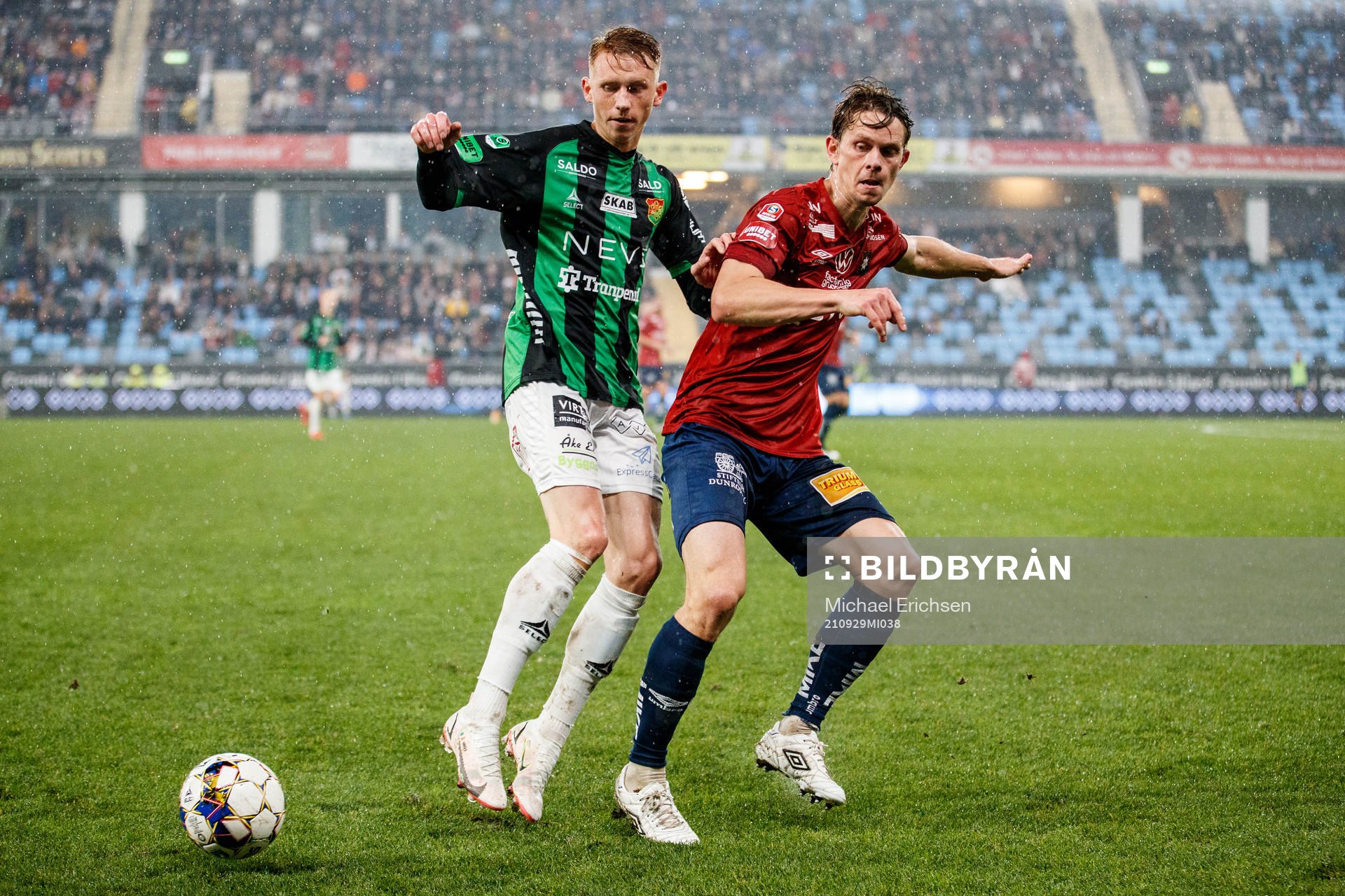 GAIS Julius Lindberg och Örgrytes Anton Lans
