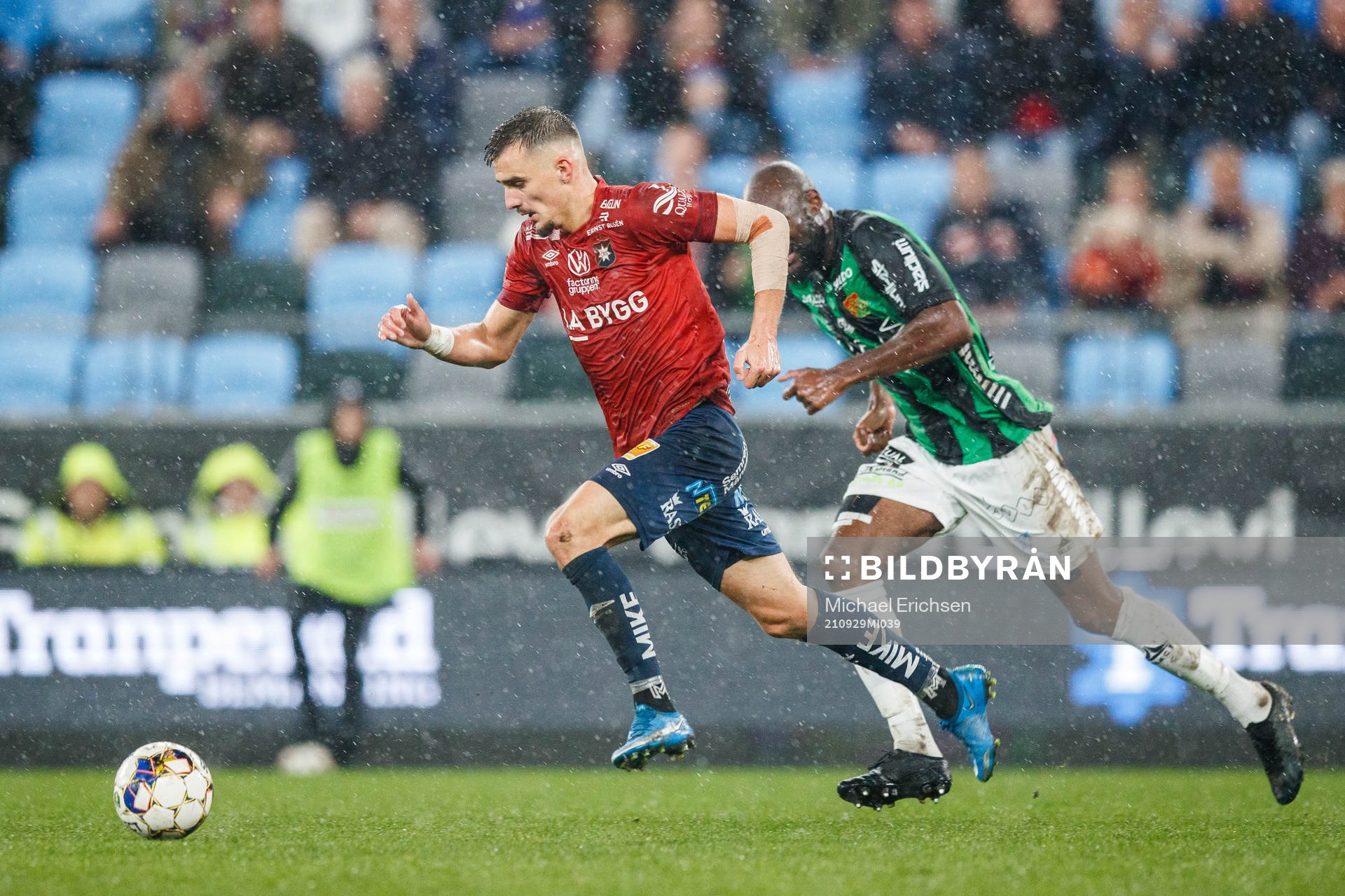 Örgrytes Ajdin Zeljkovic och GAIS Boris Lumbana