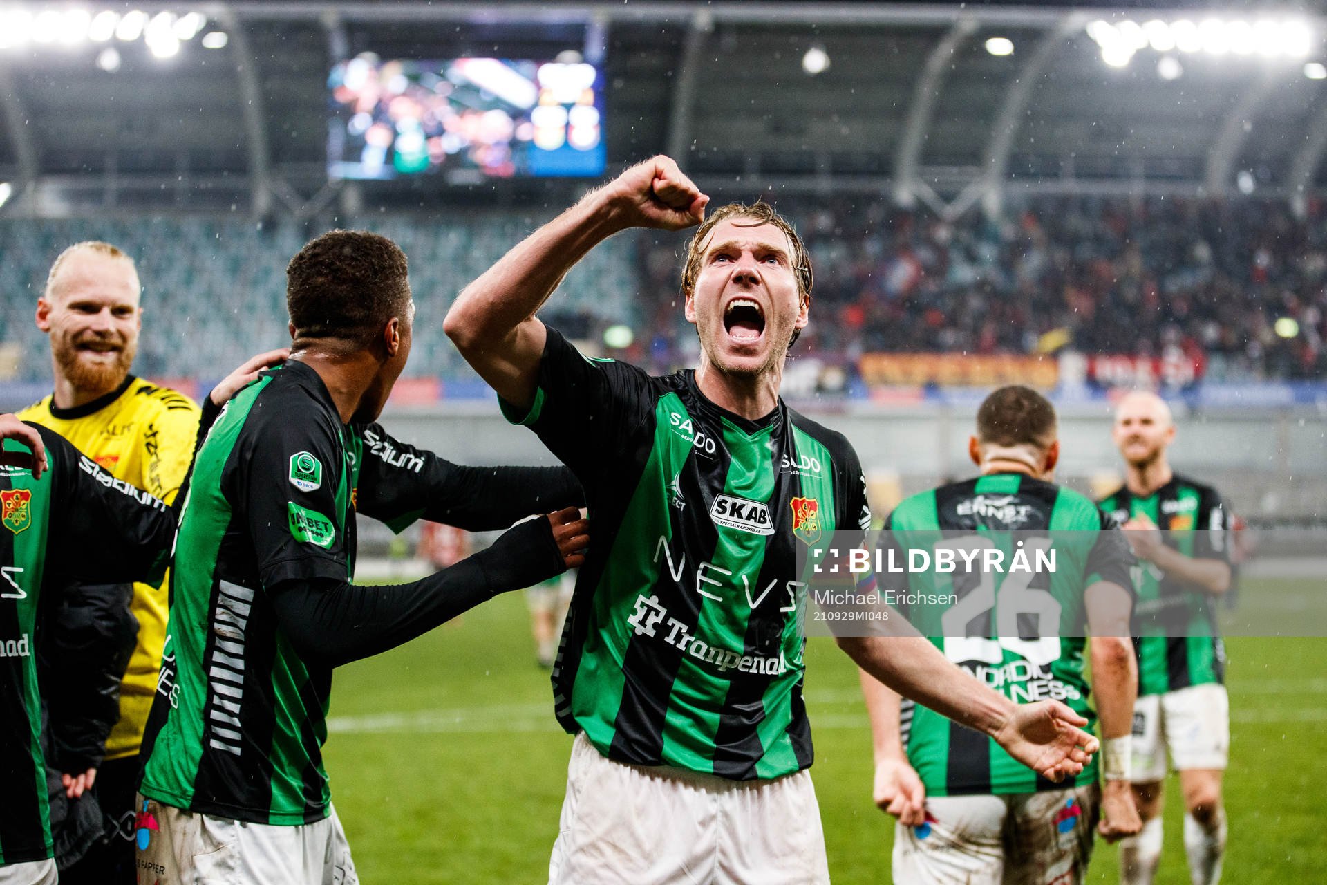 GAIS August Wängberg jublar