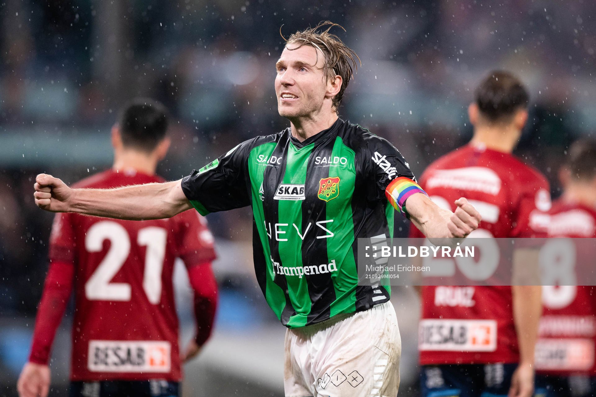 GAIS August Wängberg jublar