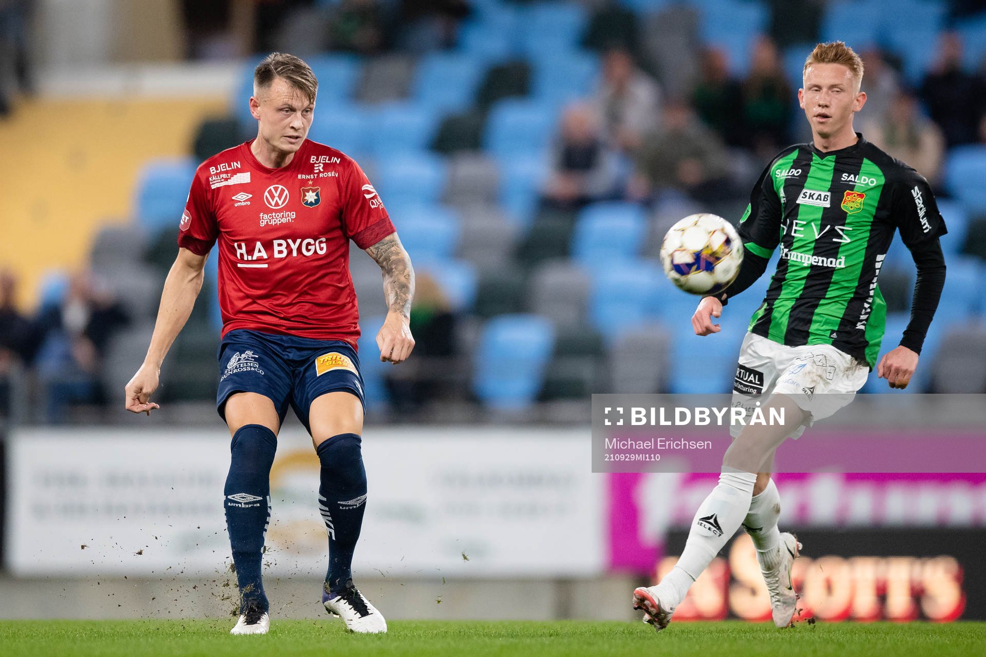 Örgrytes Marcus Haglind Sangré och GAIS Julius Lindberg