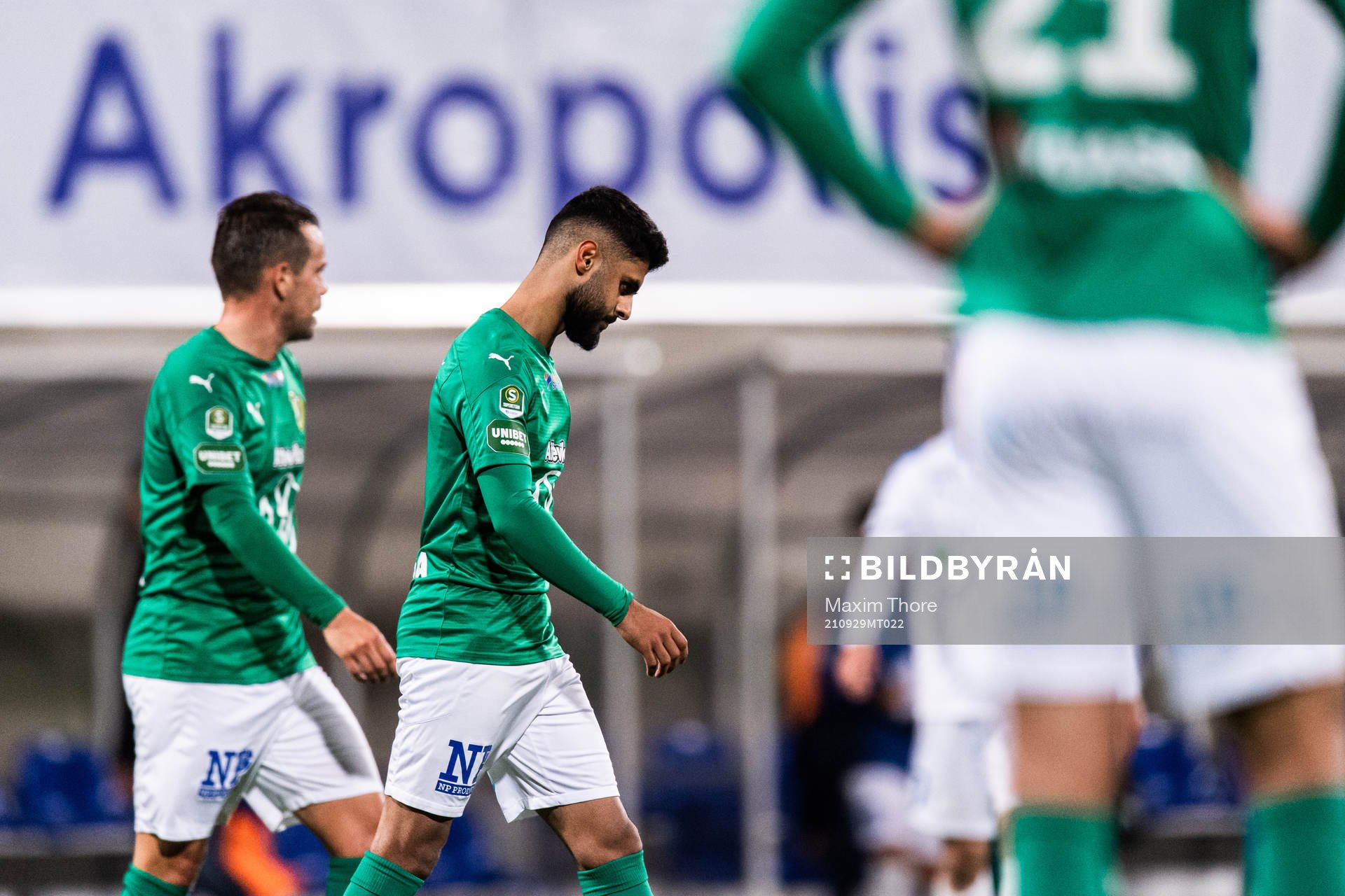 Jönköpings Marcus Degerlund och Mohammad Fazal deppar