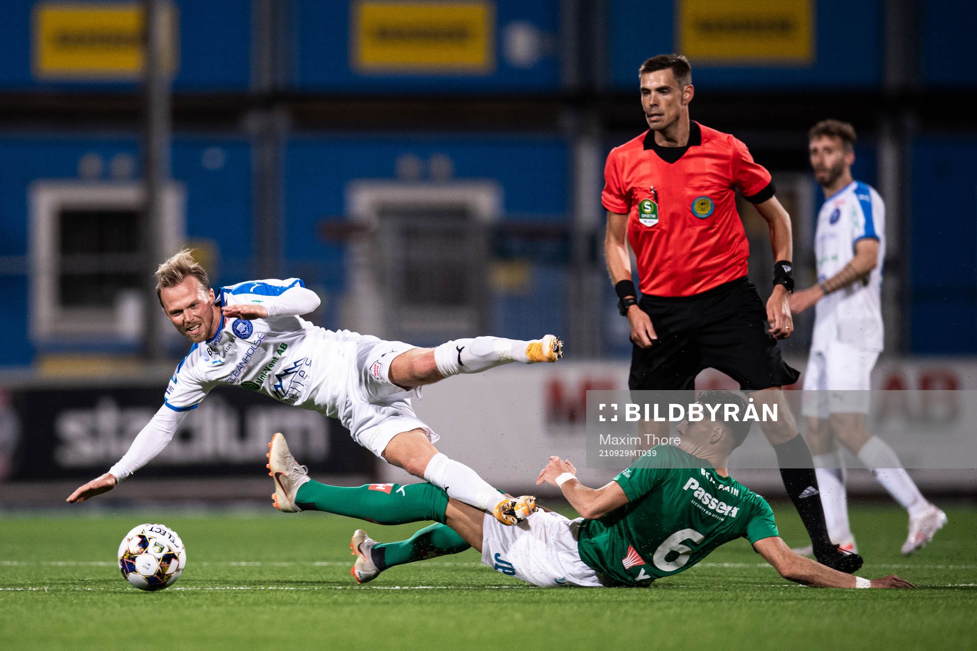 Akropolis Pontus Åsbrink och Jönköpings Adam Ben Lamin