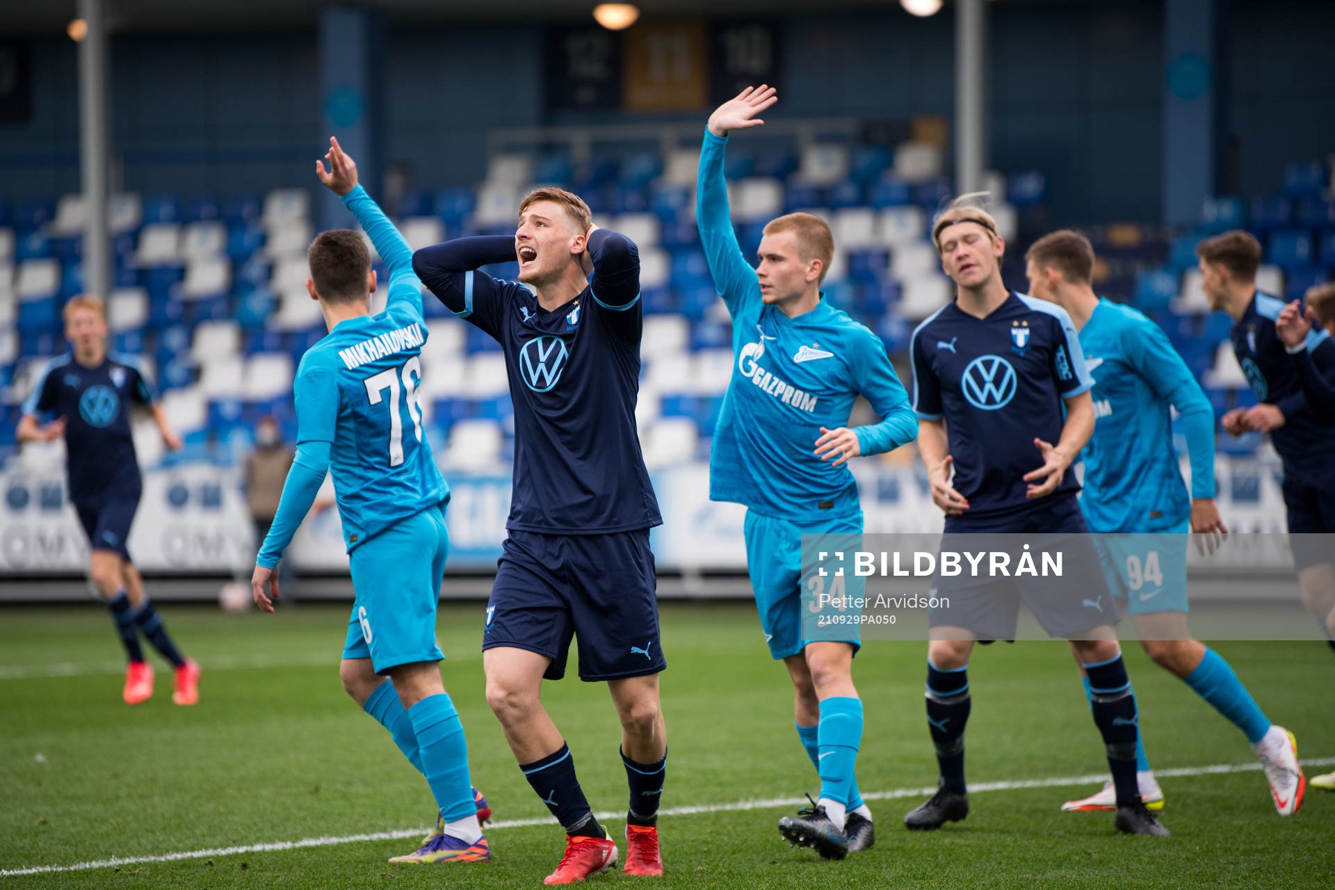 Markus Björkqvist of Malmö FF looks dejected