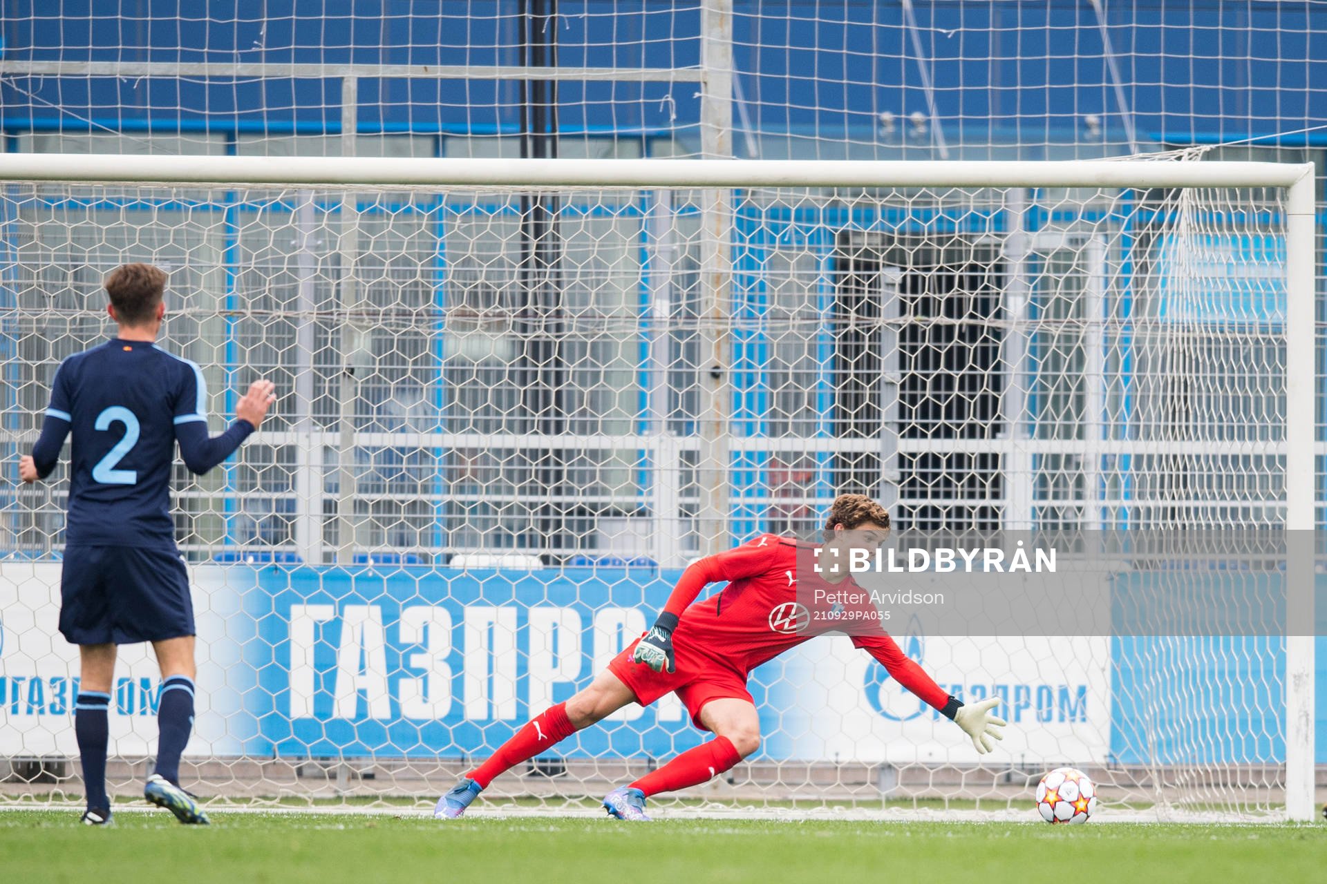 Goalkeeper Melker Ellborg of Malmö FF