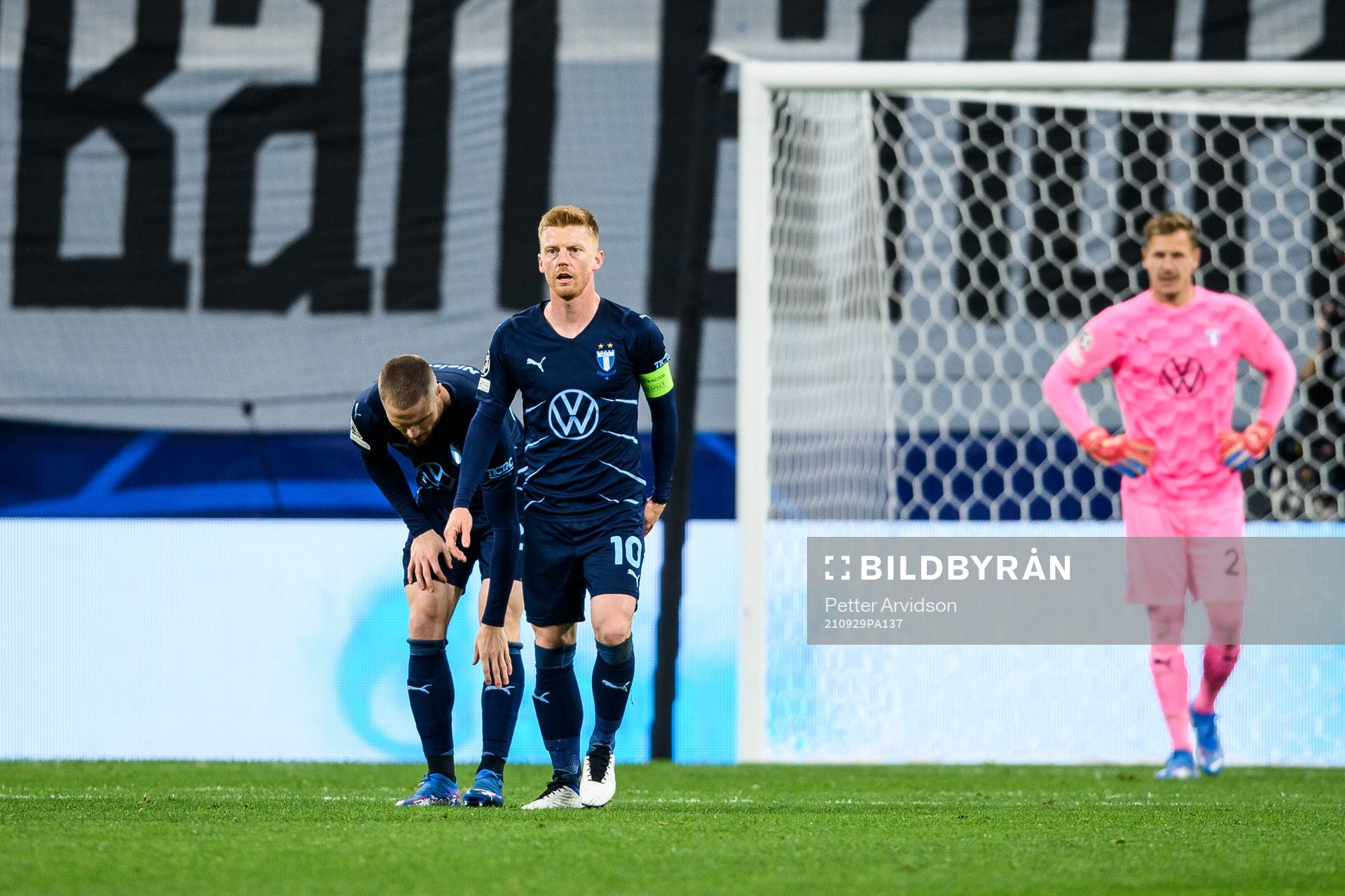 Anders Christiansen of Malmö FF looks dejected